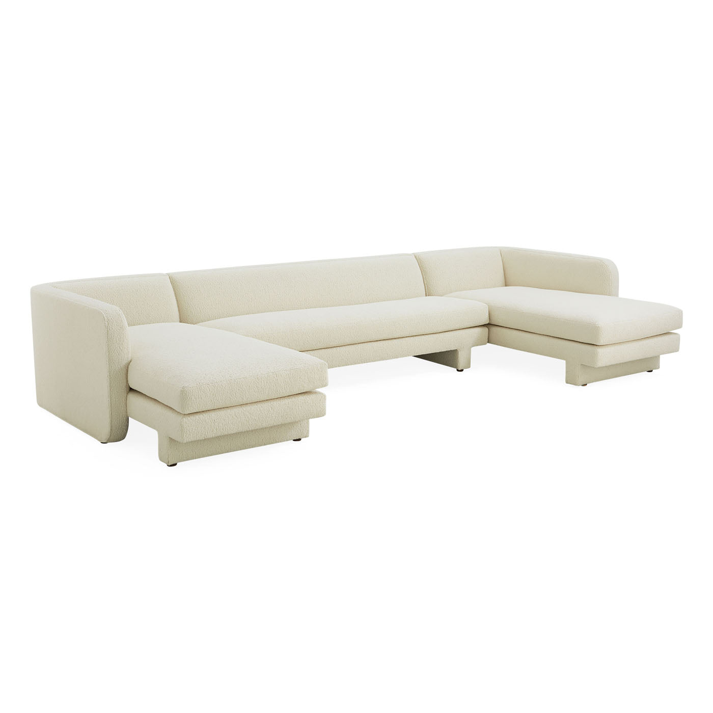Modern Sunset U-Shaped Sectional Sofa with Reversible Chaise - Perfect for Living Room, Family Room & Home Theater