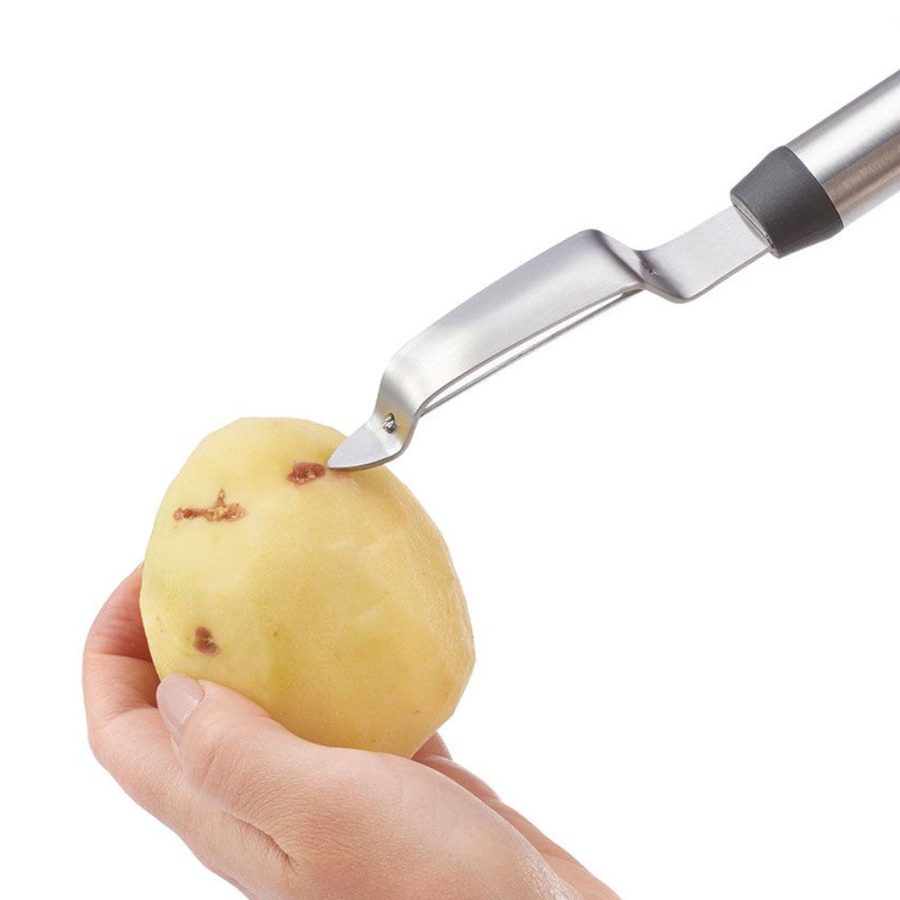 STARFRIT 95801 Premium Stainless Steel Vegetable Peeler - Sharp Ergonomic Design for Peeling Fruits & Vegetables - Ideal for Kitchen, Cooking & Meal Prep