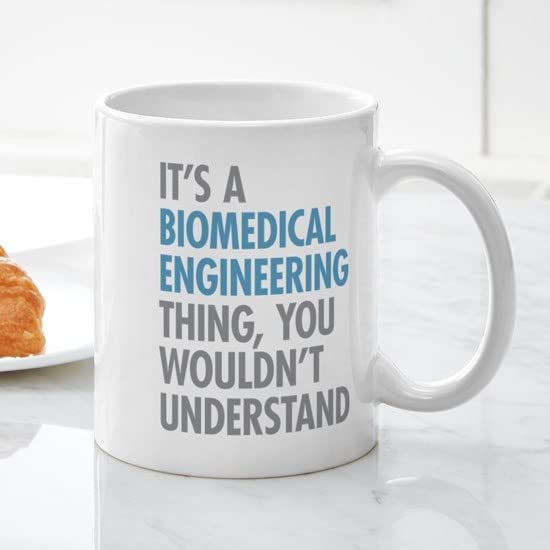 Biomedical Engineering Coffee Mug - 11 oz (325 ml) Ceramic Cup for Hot & Cold Drinks - Perfect Gift for Engineers, Scientists & Students - Ideal for Office, Lab & Home Use