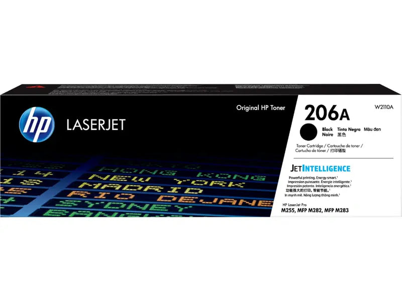 Original HP 206A Black Toner Cartridge for HP LaserJet Pro M283 M255 Printers - High Yield Printing for Office & Home Use