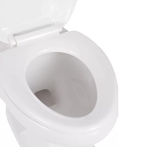 Miseno MNOS2000 Slow Close Elongated Toilet Seat with Lid - Universal Fit, Bright White - Perfect for Bathroom Upgrade & Home Renovation