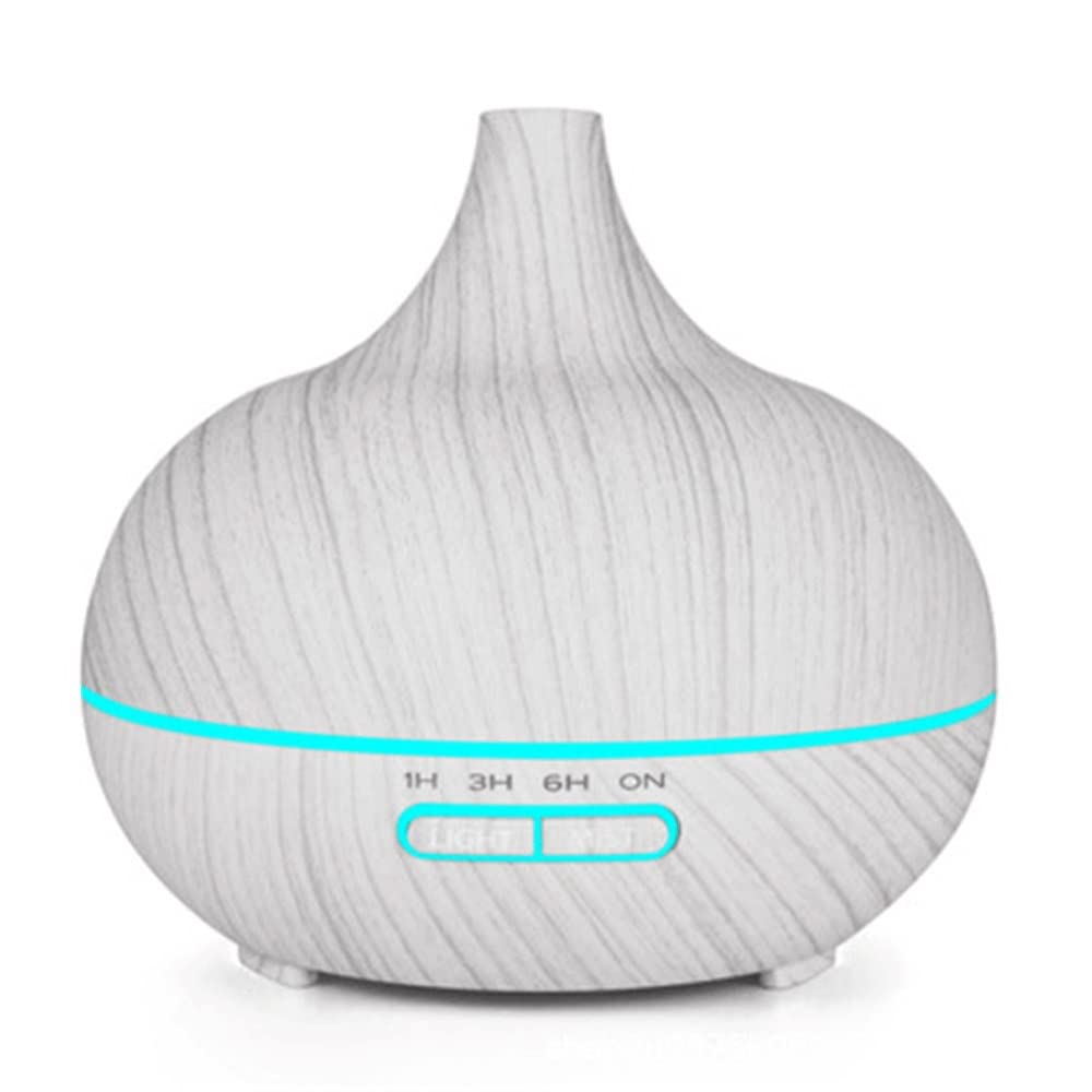 300ML Essential Oil Diffuser - Aromatherapy Humidifier for Home, Office & Kids Room, Cool Mist Ultrasonic Air Freshener (White) - Perfect for Relaxation, Sleep & Stress Relief