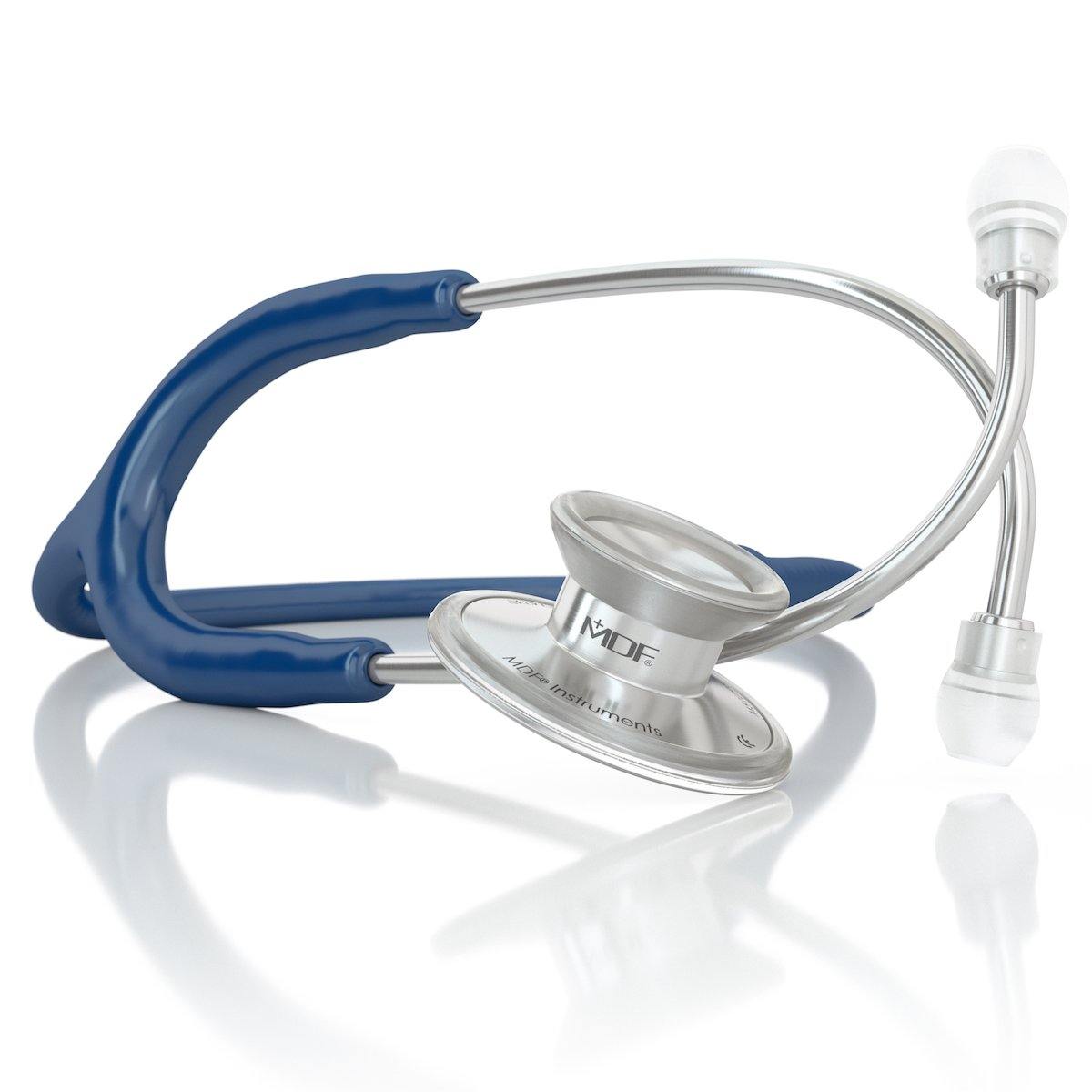 Premium Acoustica® Stethoscope - Navy Blue | Professional Medical Instrument for Doctors & Nurses | Ideal for Clinical Use, Patient Exams & Emergency Care