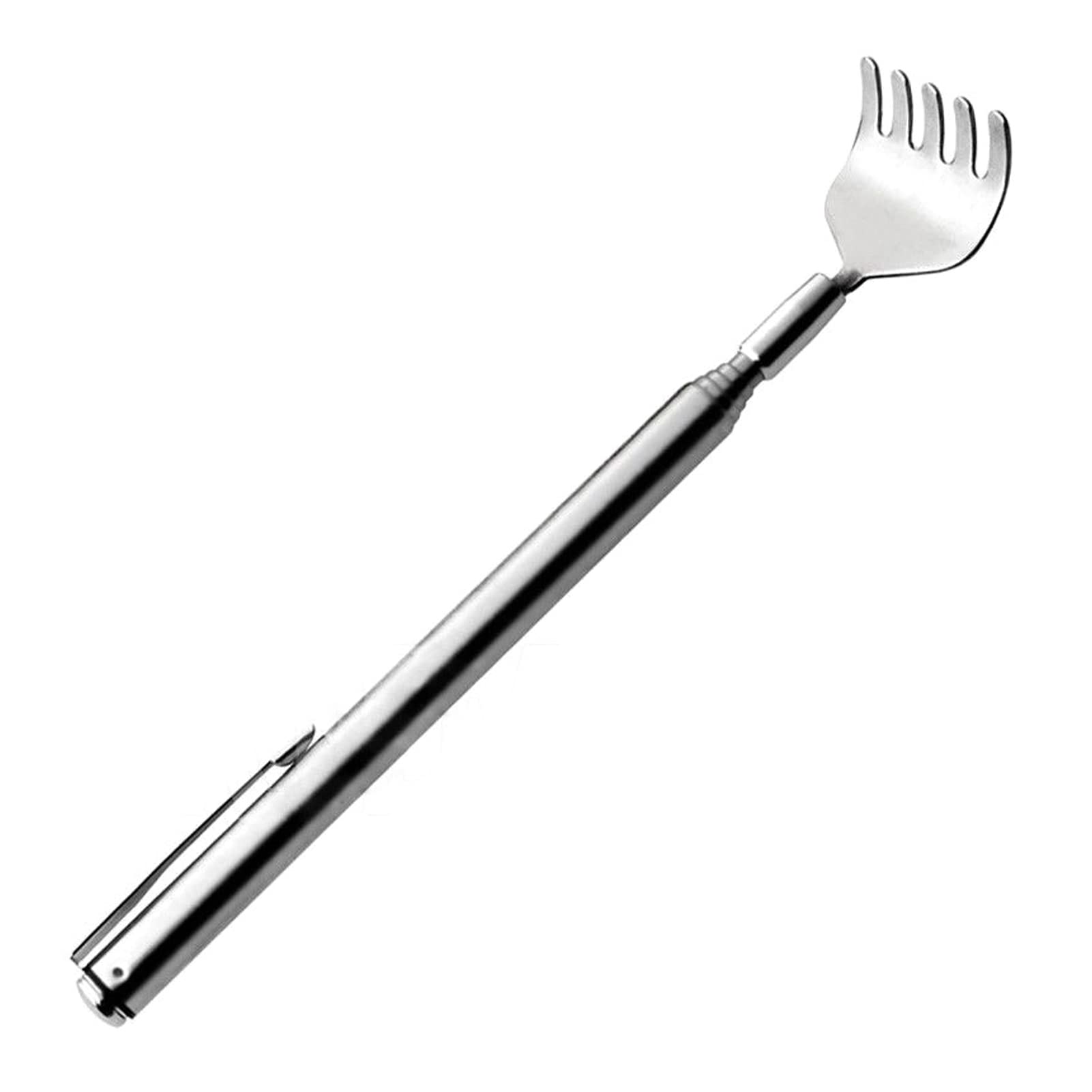 Stainless Steel Telescoping Back Scratcher - Adjustable Itch Relief Tool for Men & Women | Portable Massage Aid for Home, Office & Travel | Perfect for Hard-to-Reach Spots