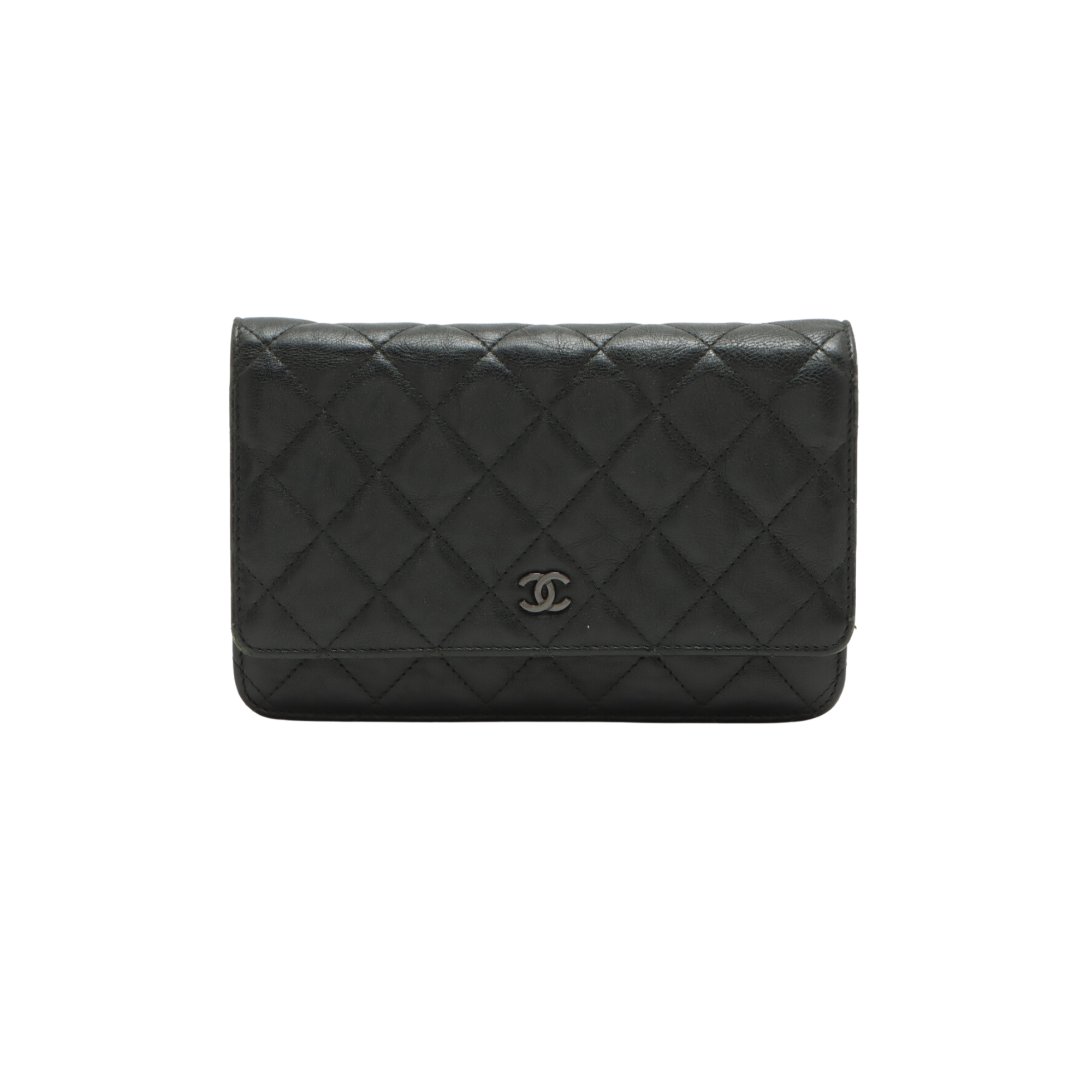 Chanel Quilted Calfskin Wallet on Chain So Black - Luxury Designer Crossbody Bag for Women | Perfect for Evening Events, Date Nights & Special Occasions