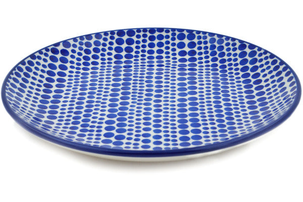 10-Piece Dandy Dots Ceramic Dinner Plates Set - Elegant Stoneware Dish Set for Dining, Entertaining & Everyday Use - Microwave & Dishwasher Safe Dinnerware