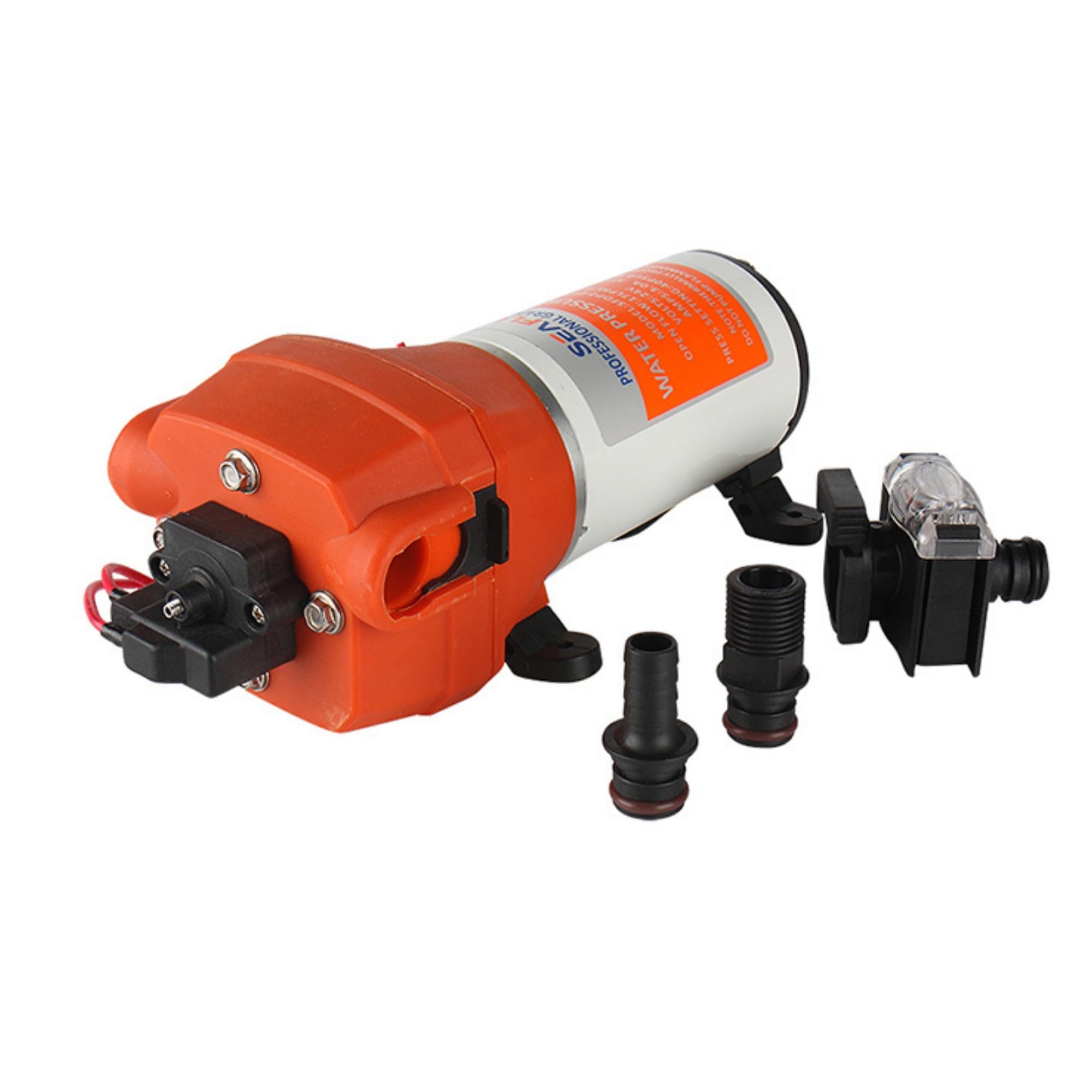 SEAFLO 12V 4.5 GPM 40 PSI Water Pressure Pump - Heavy Duty Marine/RV Water Pump for Boats, Campers & Off-Grid Systems