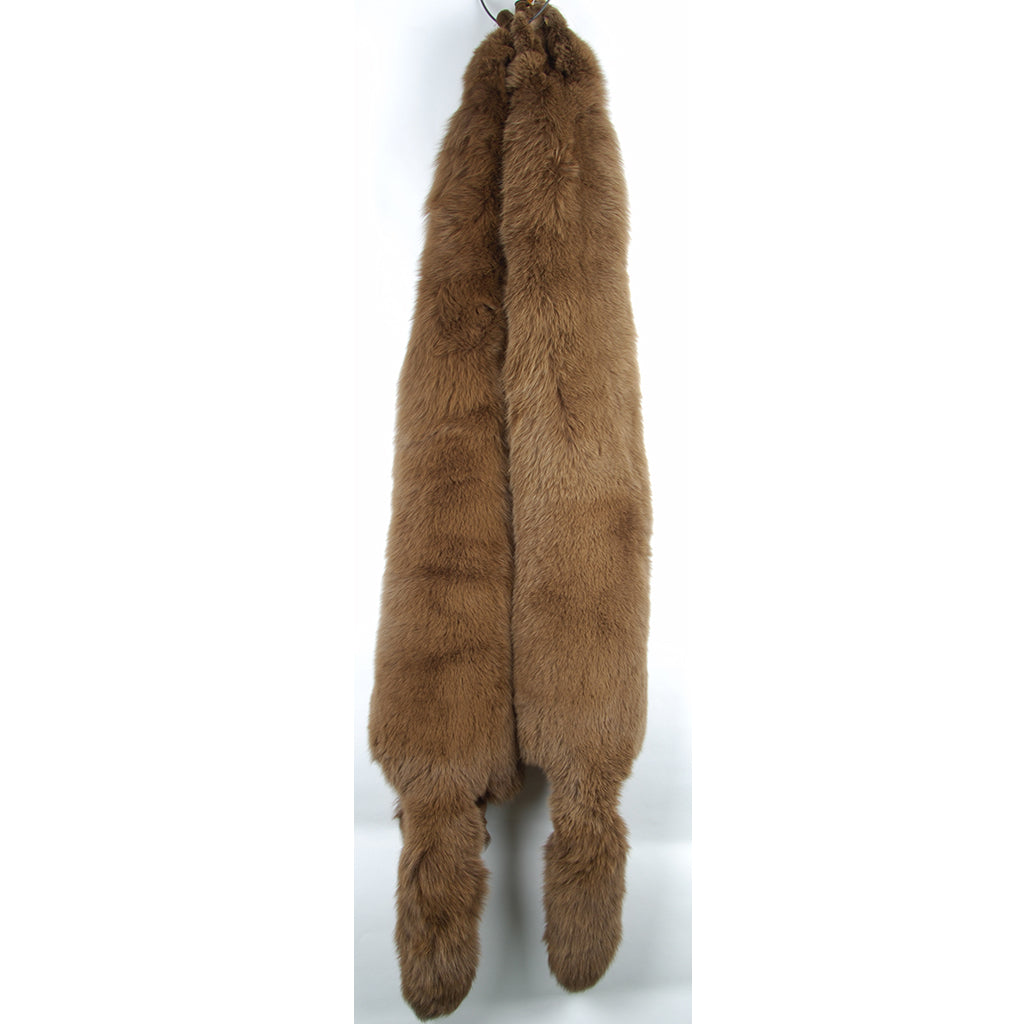 Dyed Ranch Fox Coco - Stylish and Unique Fox Fur Accessory for Fashion Lovers | Perfect for Winter Outfits, Cosplay, and Gift Giving