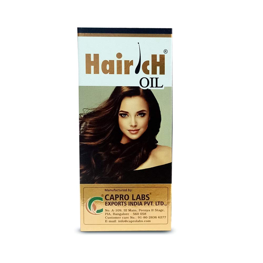 CAPRO Hairich Hair Oil 100ml - Nourishing & Repairing Treatment for Dry, Damaged Hair - Promotes Hair Growth & Shine - Perfect for Daily Use, Styling & Scalp Care