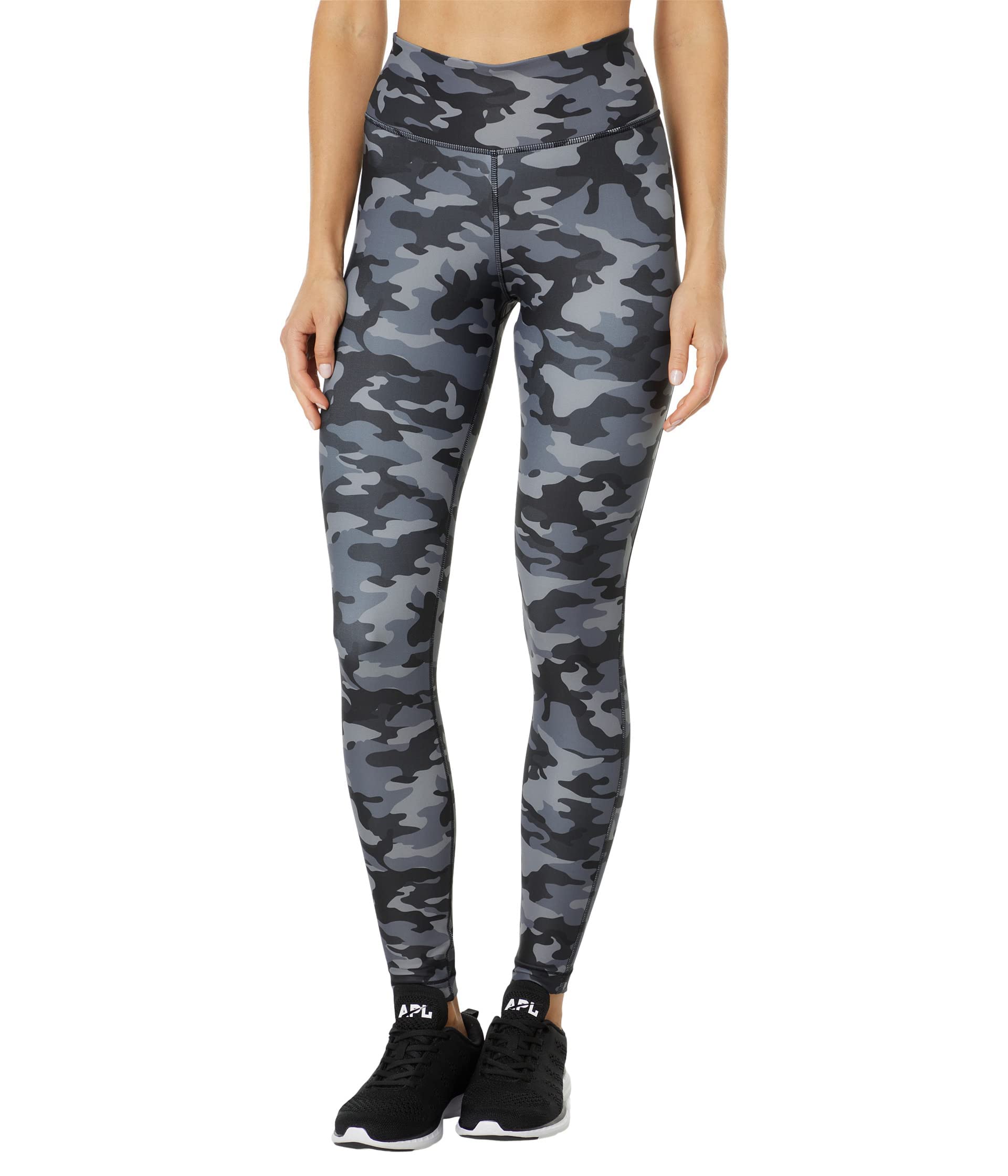 Reebok Women's Lux High-Waisted Yoga Leggings - Comfortable Workout Pants for Running, Gym & Lounge Wear