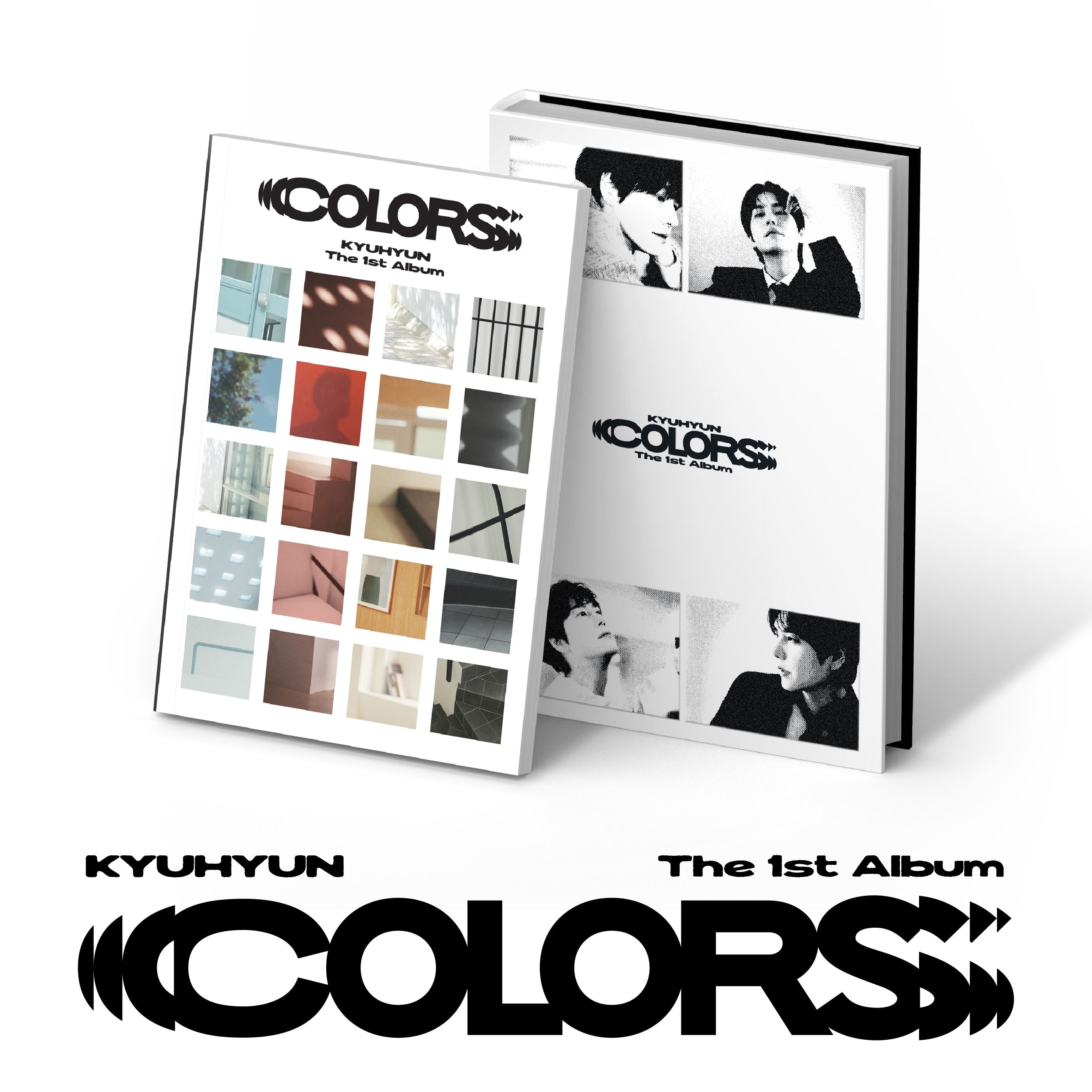 KYUHYUN 1ST ALBUM 'COLORS' - Kpop CD with Photobook & Poster - Perfect for Kpop Fans Collection & Gift Giving