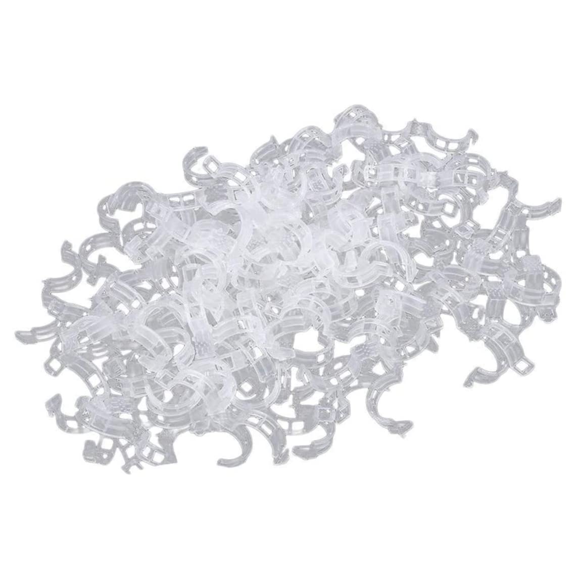 50pcs Garden Clips for Plants - Plant Support Clips for Tomato, Grape & Vegetable Vines - Heavy Duty Trellis Clips to Grow Plants Upright & Healthier - Perfect for Home Garden, Yard & Greenhouse Use