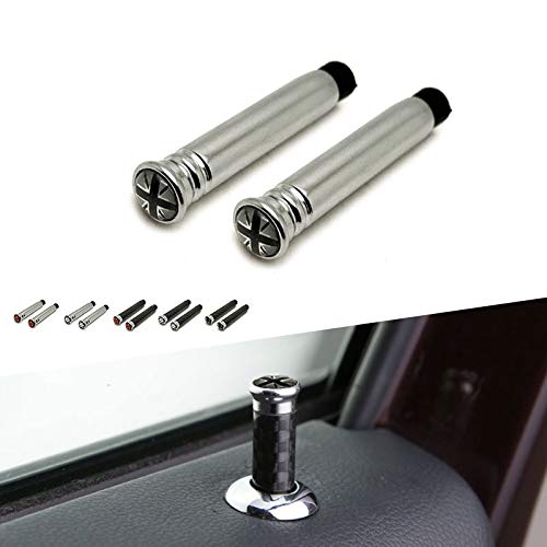 Mini Cooper Interior Door Pin Lock Knock - Carbon UJ Style for All Models | Car Styling Accessories | Perfect for Customization & Security Upgrades