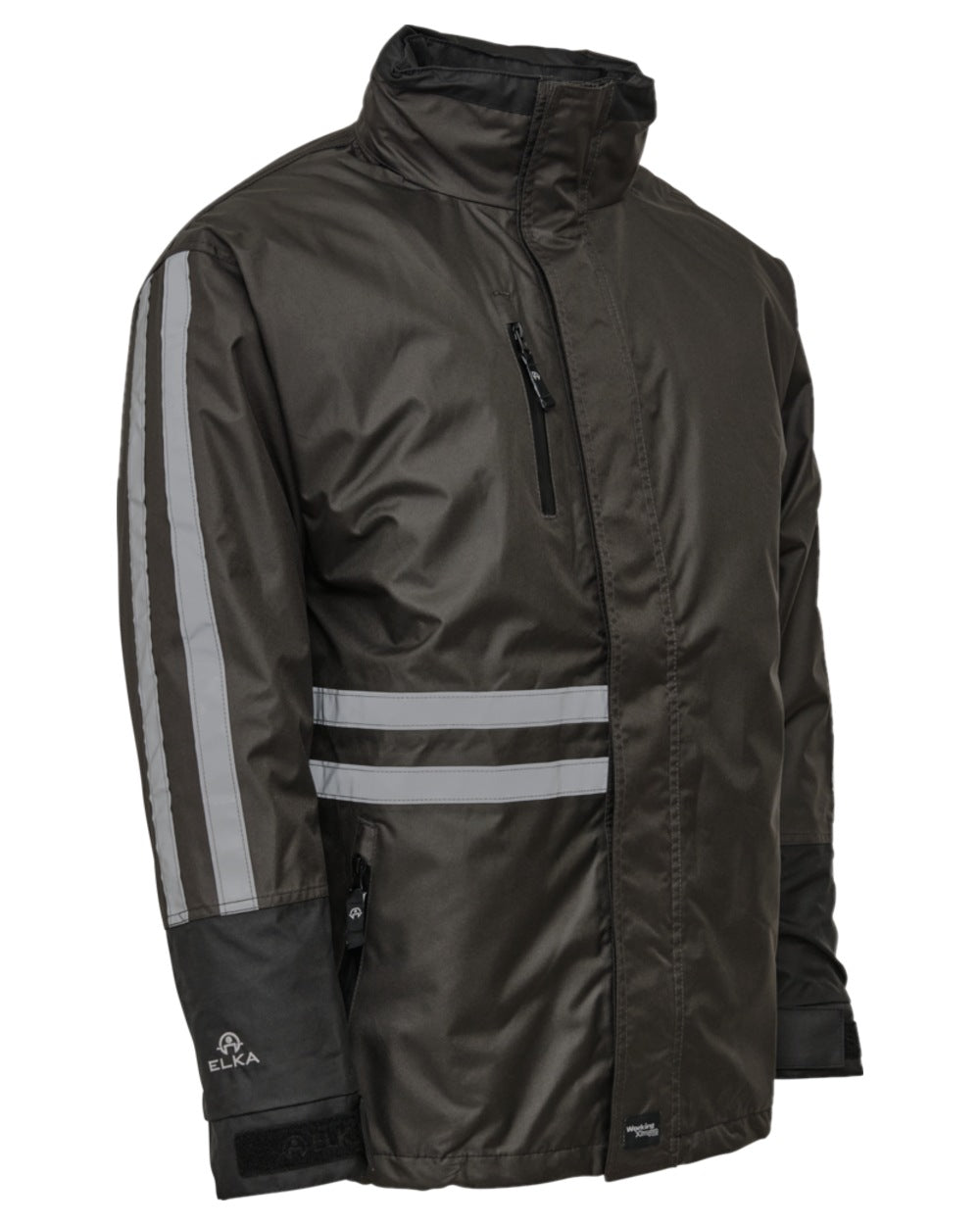Elka Men's Working Xtreme 2-in-1 Jacket - Waterproof Windproof Winter Work Jacket with Removable Hood - Perfect for Construction, Outdoor Work & Cold Weather Activities