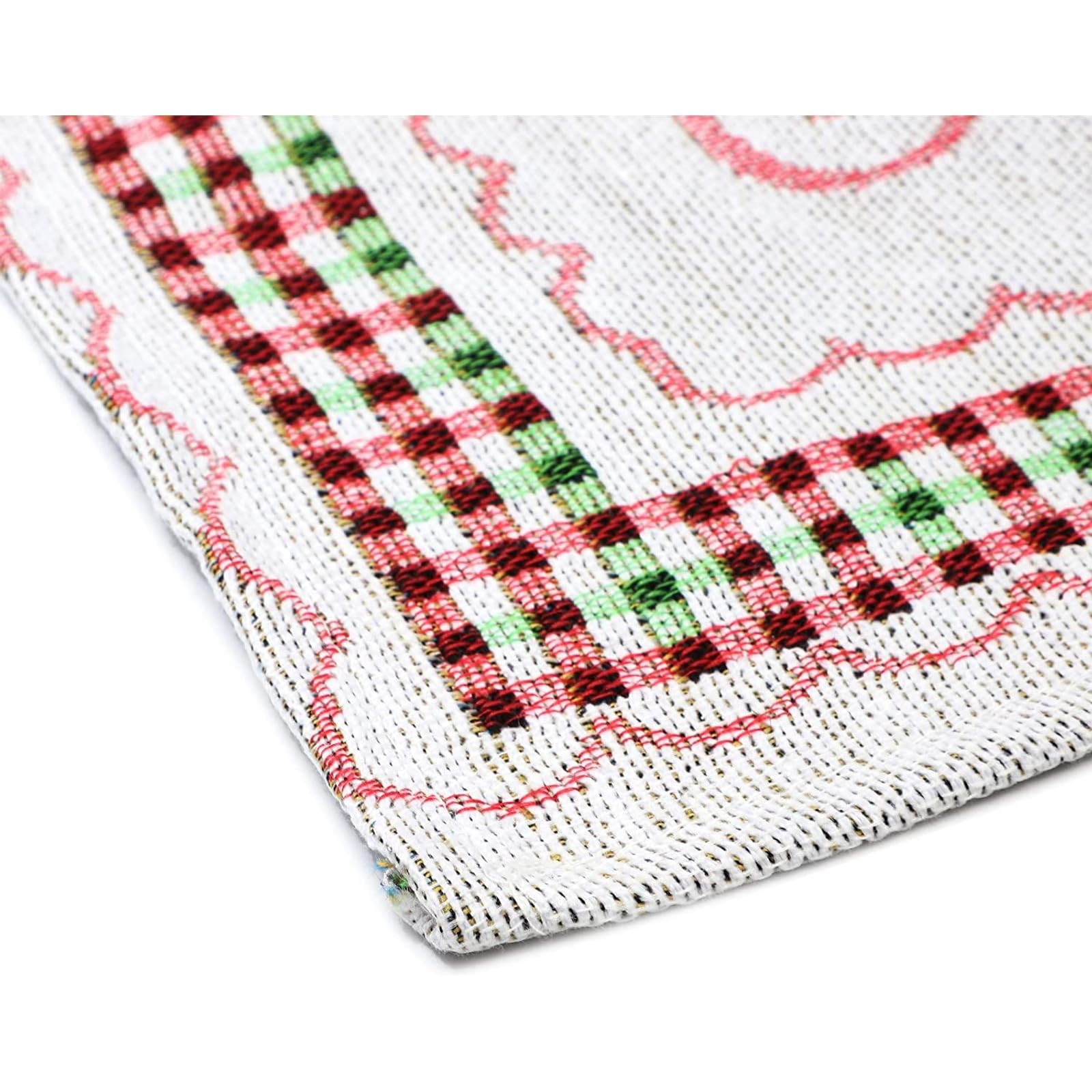 Juvale 4 Pack Easter Woven Placemats - 17 x 13 Inch Soft Polyester Cotton Table Mats - Decorative Easter Dining Table Decor for Holiday Parties & Spring Gatherings