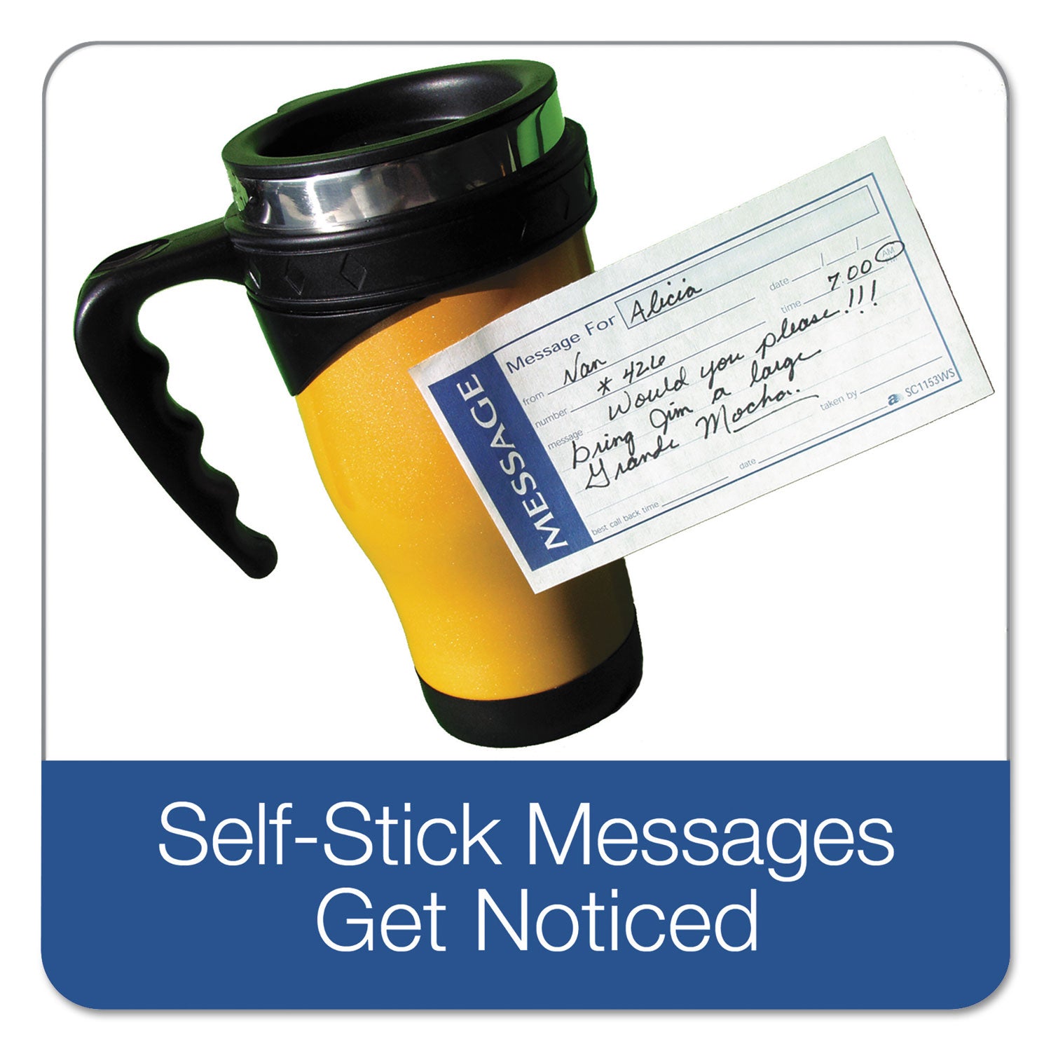 Adams® Write 'n Stick Phone Message Book - 2-Part Carbonless, 4.75