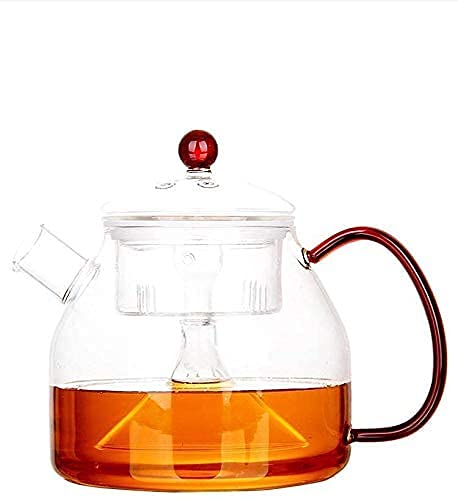 Premium 1200ml Heat-Resistant Glass Teapot with Kettle - Electric & Ceramic Stove Compatible for Black Tea, Pu'er, White Tea & Bubble Tea - Perfect for Home Brewing, Tea Ceremonies & Gifts