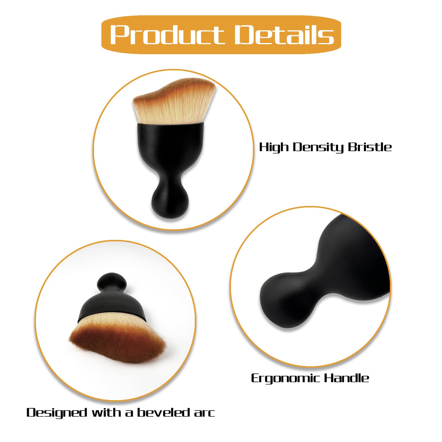 Premium Car Interior Dust Brush - Soft Bristle Auto Detailing Brush for AC Vents, Leather Seats & Electronics | Scratch-Free Cleaning Tool for Cars, Computers & Home Use | Essential Car Accessories & Cleaning Supplies