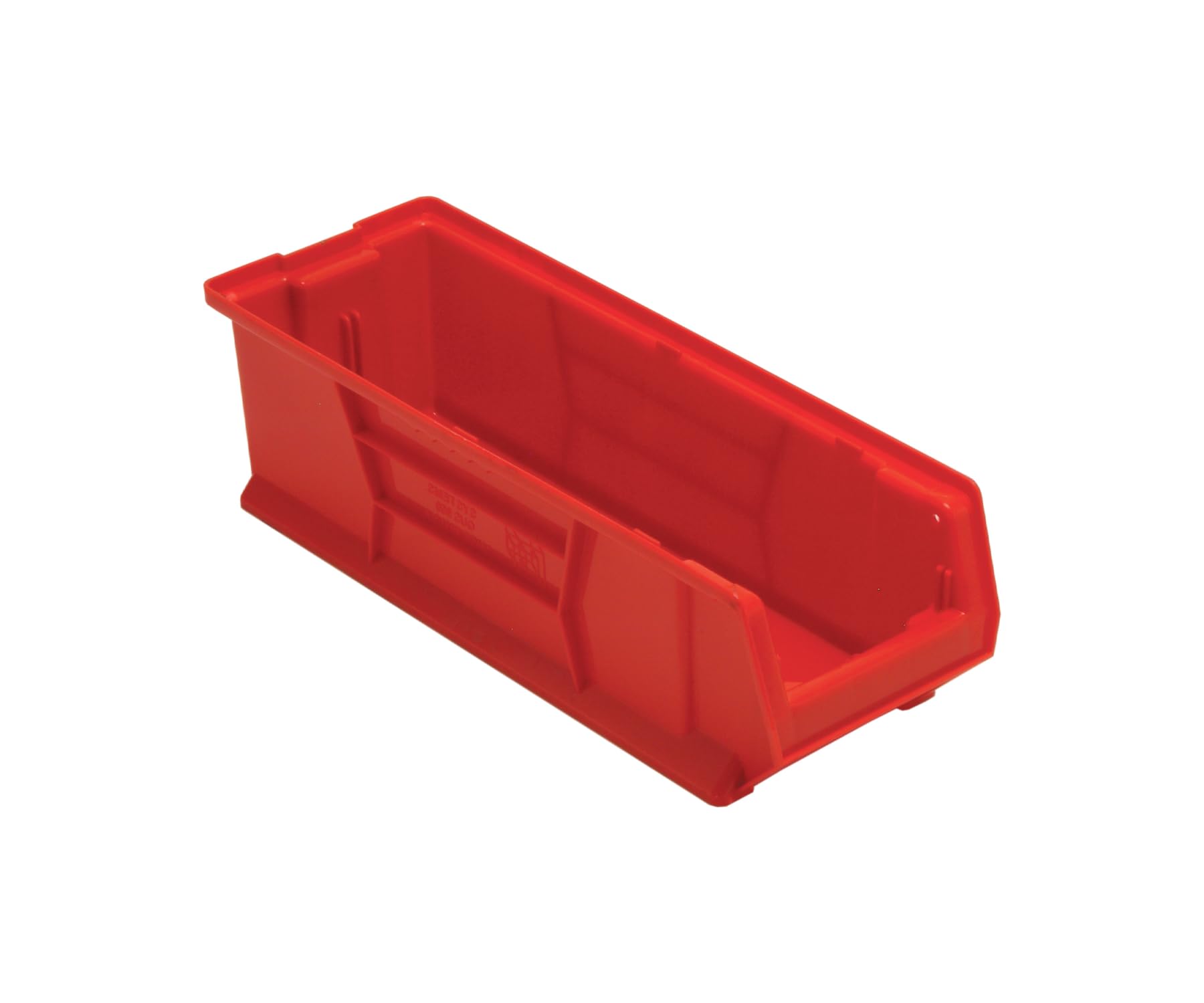 QUANTUM STORAGE SYSTEMS QUS950RD 6-Pack Ultra Red Plastic Storage Bins - 24