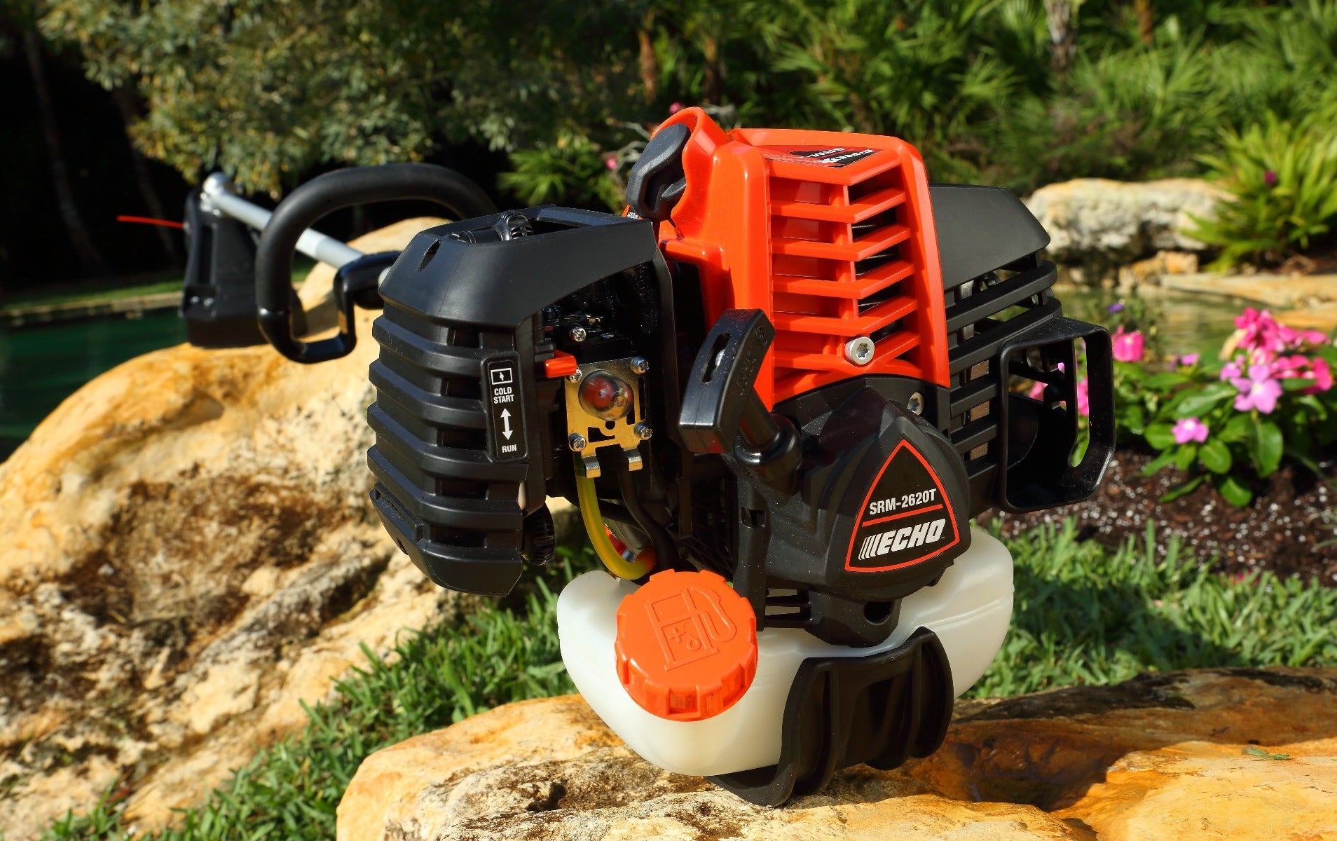ECHO SRM 2620T Pro 25.4cc 2-Stroke Gas Powered Commercial String Trimmer - Heavy Duty Weed Eater for Professional Landscaping & Lawn Care