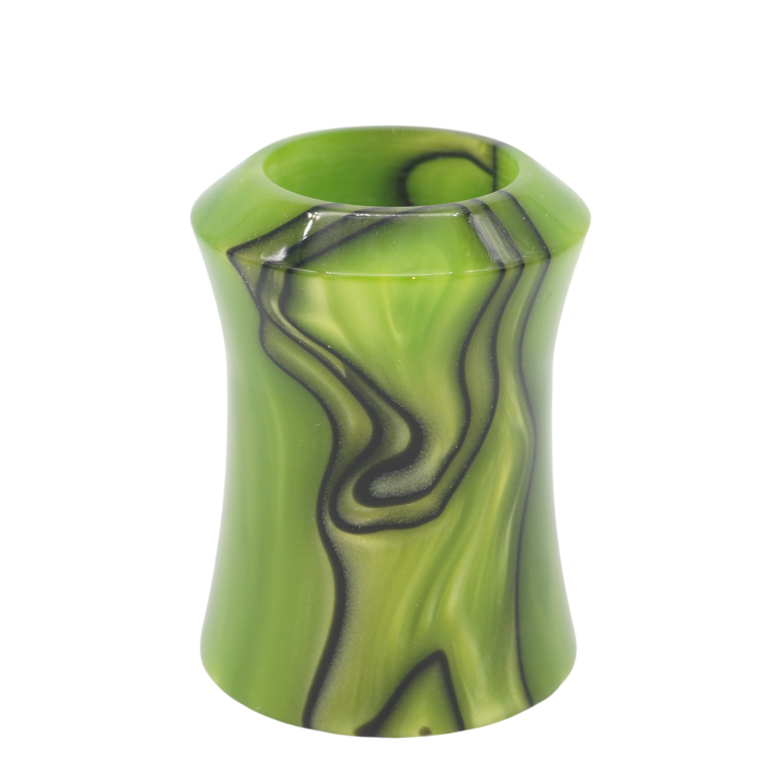 Premium Handcrafted Toxic Green Shaving Brush Handle - Fits 24mm & 26mm Knots - Perfect for Wet Shaving & Grooming Gifts for Men