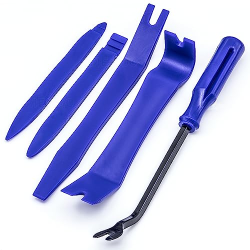 Blue - 5 Pcs Auto Trim Removal Tool Kit