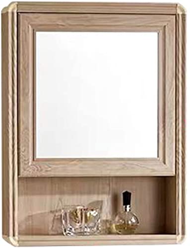Modern Bathroom Mirror Cabinet with Sliding Storage - Wall Mounted Aluminum Vanity Mirror for Bathroom Organization - Multi-Layer Storage Space for Cosmetics, Toiletries & Essentials - Perfect for Small Bathrooms, Apartments & Modern Home Decor