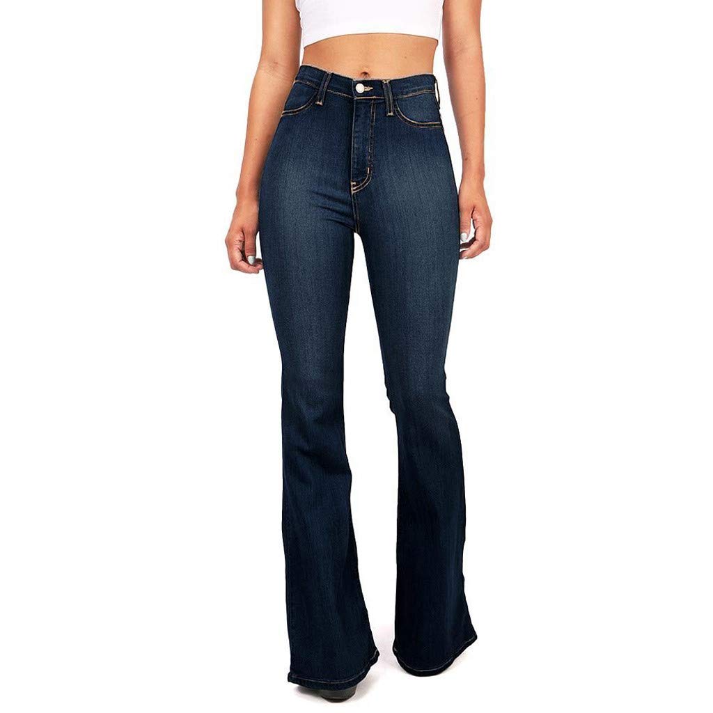ZEFOTIM Women's Stretchy Wide Leg Palazzo Lounge Pants - Comfortable Casual High Waist Trousers for Yoga, Travel & Home Wear
