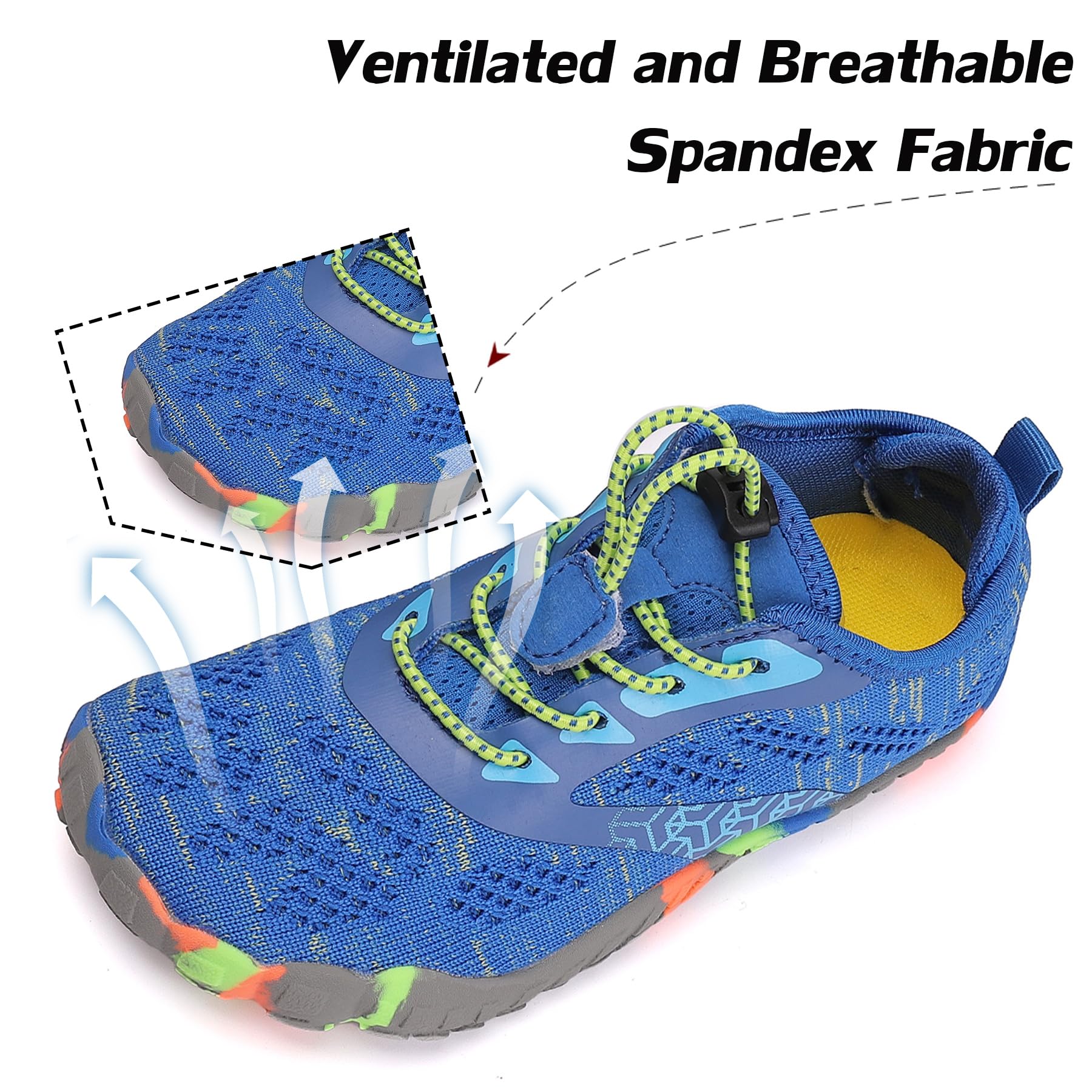 DimaiGlobal Kids Barefoot Shoes - Breathable Trail Running Sneakers for Boys & Girls | Lightweight Athletic Tennis Shoes for Toddler, Little & Big Kids | Perfect for Outdoor Play, Sports & Everyday Wear
