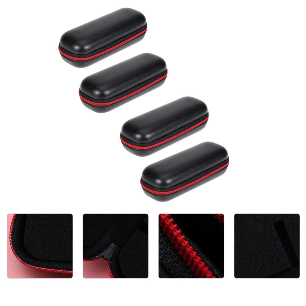 4-Piece EVA Watch Box with Zipper - Waterproof Watch Storage Organizer & Anti-Fall Case for Men & Women - Perfect for Travel, Home, or Gift Giving