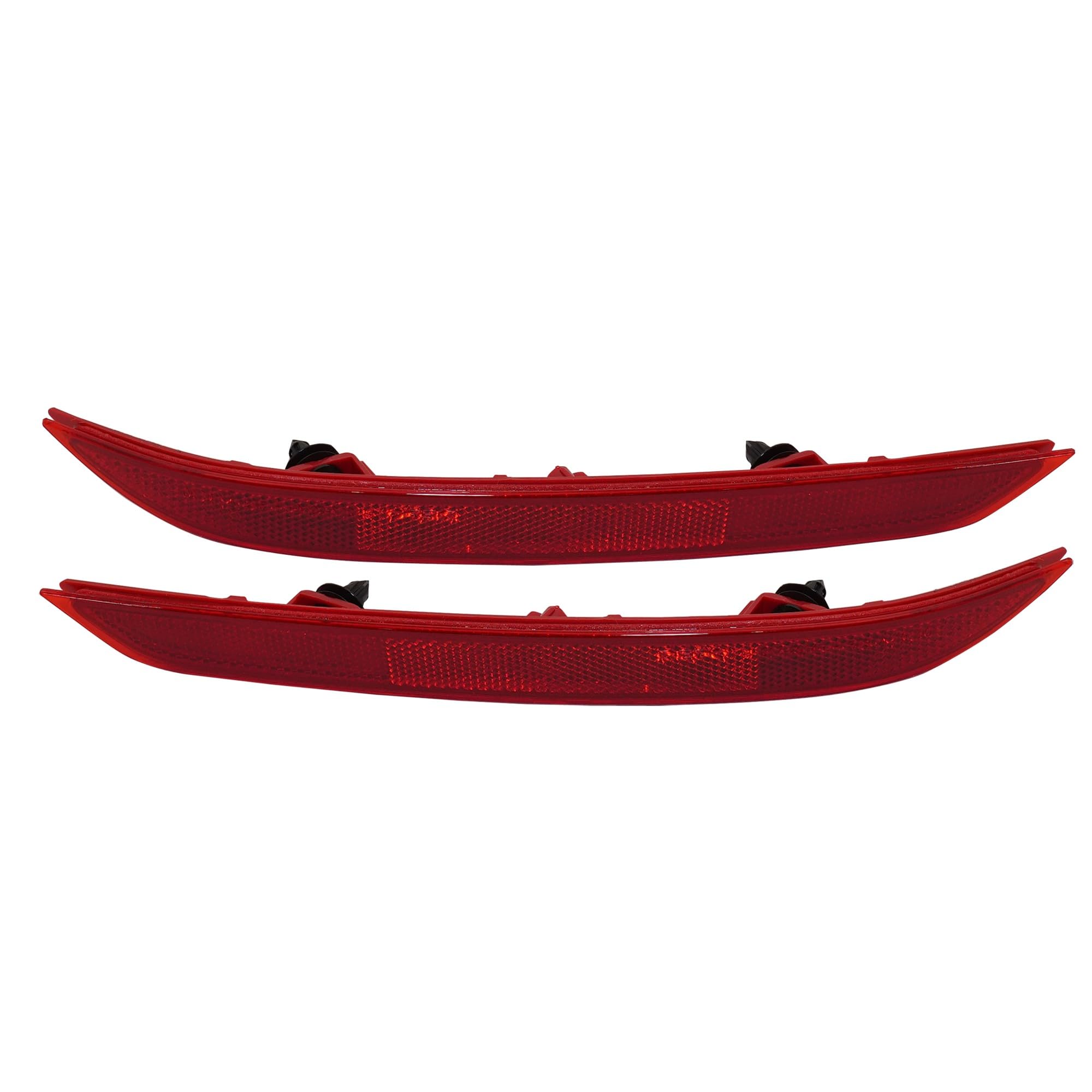 Go-Parts CAPA-Certified Rear Bumper Reflector Light Pair for 2016-2017 Honda Accord Sedan - Passenger & Driver Side Replacement - Perfect for Night Safety & Enhanced Visibility