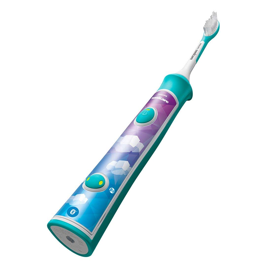 Philips Sonicare Kids Bluetooth Electric Toothbrush - 2 Pack Rechargeable with Built-in Timer | Perfect for Children's Daily Oral Care & Travel