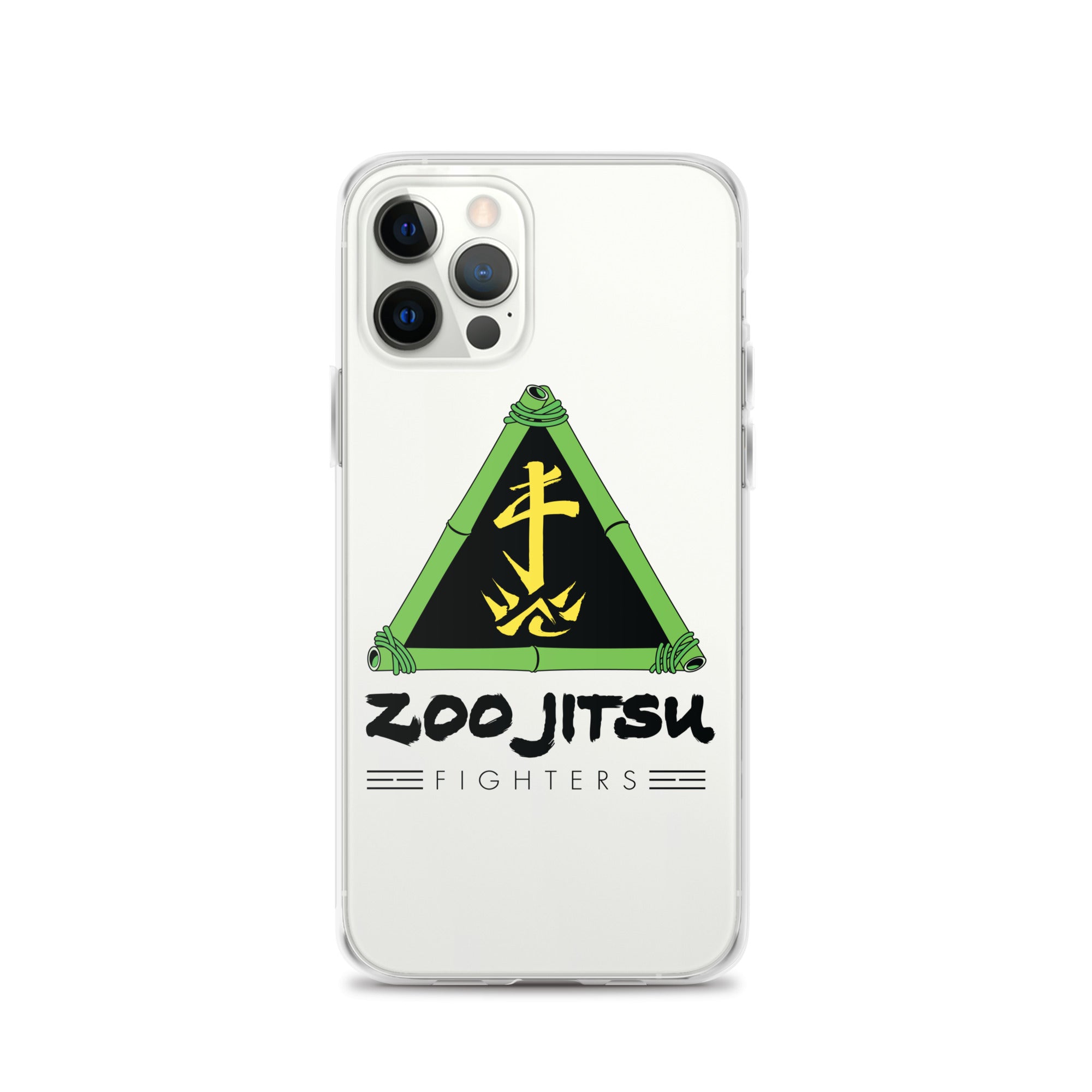 Zoo Jitsu Fighters Logo Clear Protective Case for iPhone 14/13/12/11 Pro Max XR XS - Slim Shockproof Phone Cover with Premium HD Print - Perfect for Martial Arts Fans & Anime Lovers