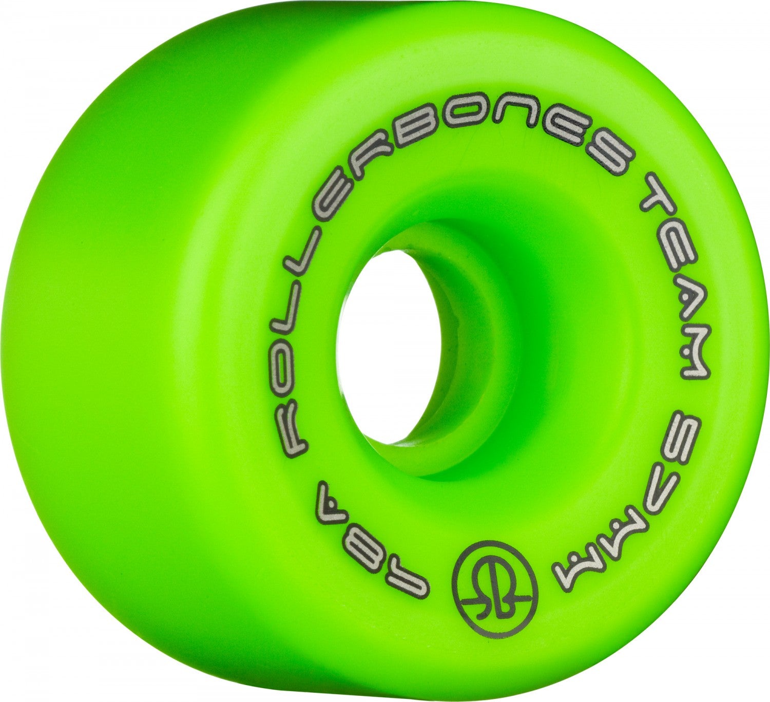 Rollerbones Team Logo Skateboard Wheels 57mm 98a Durometer 8-Pack - Perfect for Street Skating and Park Riding
