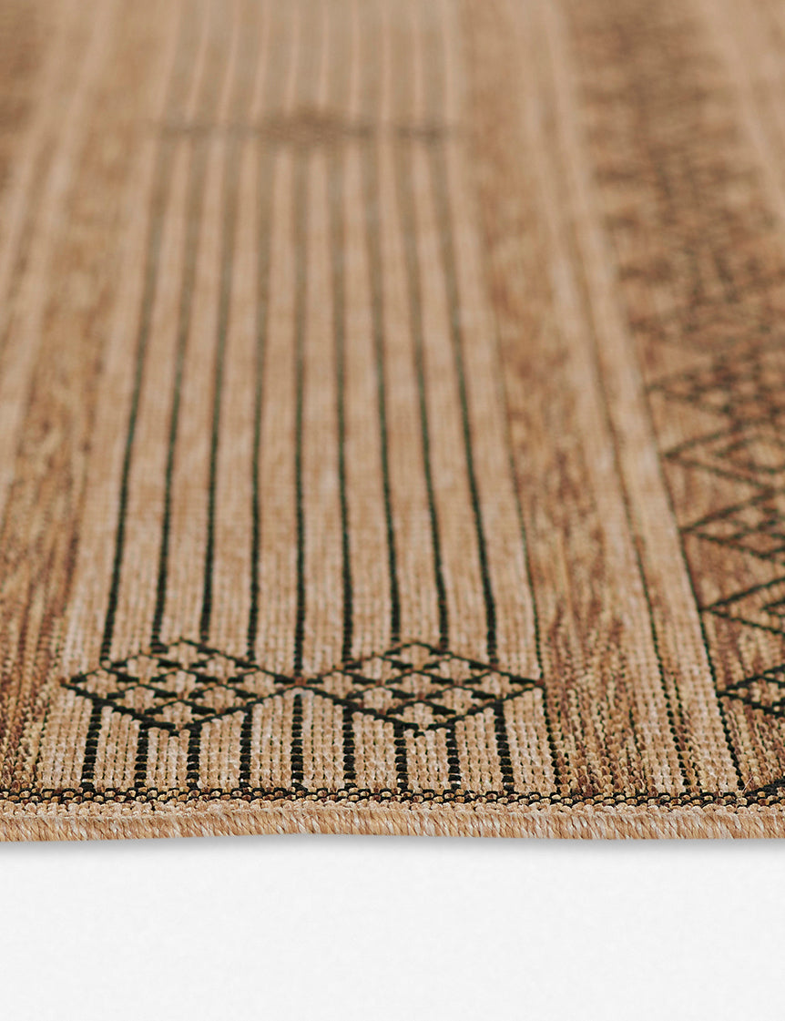 Premium Ember Indoor/Outdoor Rug - Waterproof, Fade-Resistant, Non-Slip Backing - Perfect for Patio, Deck, Living Room & Bedroom Decor