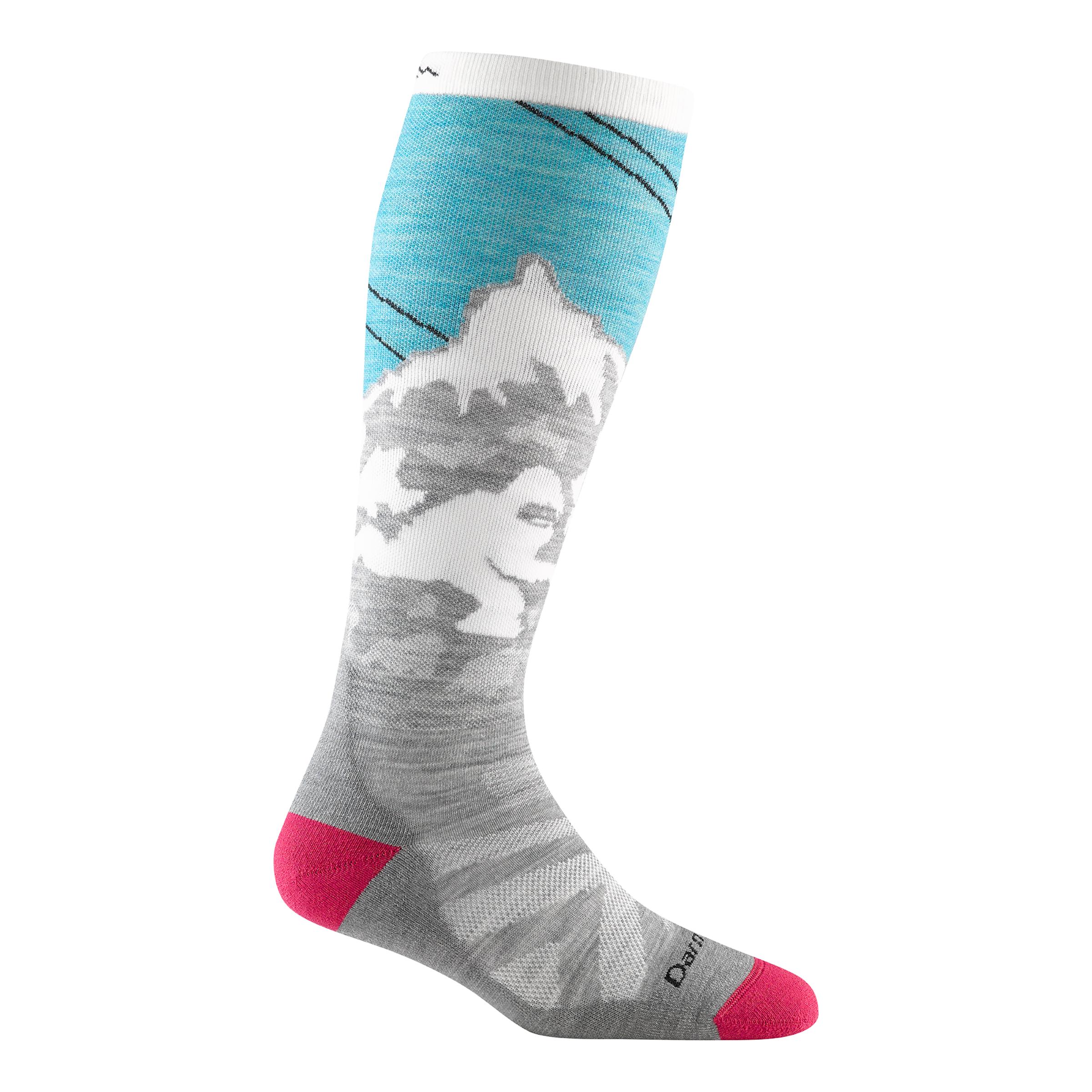 Women's Yeti Over the Calf Midweight Ski & Snowboard Socks - Warm Winter Hiking & Outdoor Sports Accessories for Cold Weather Activities
