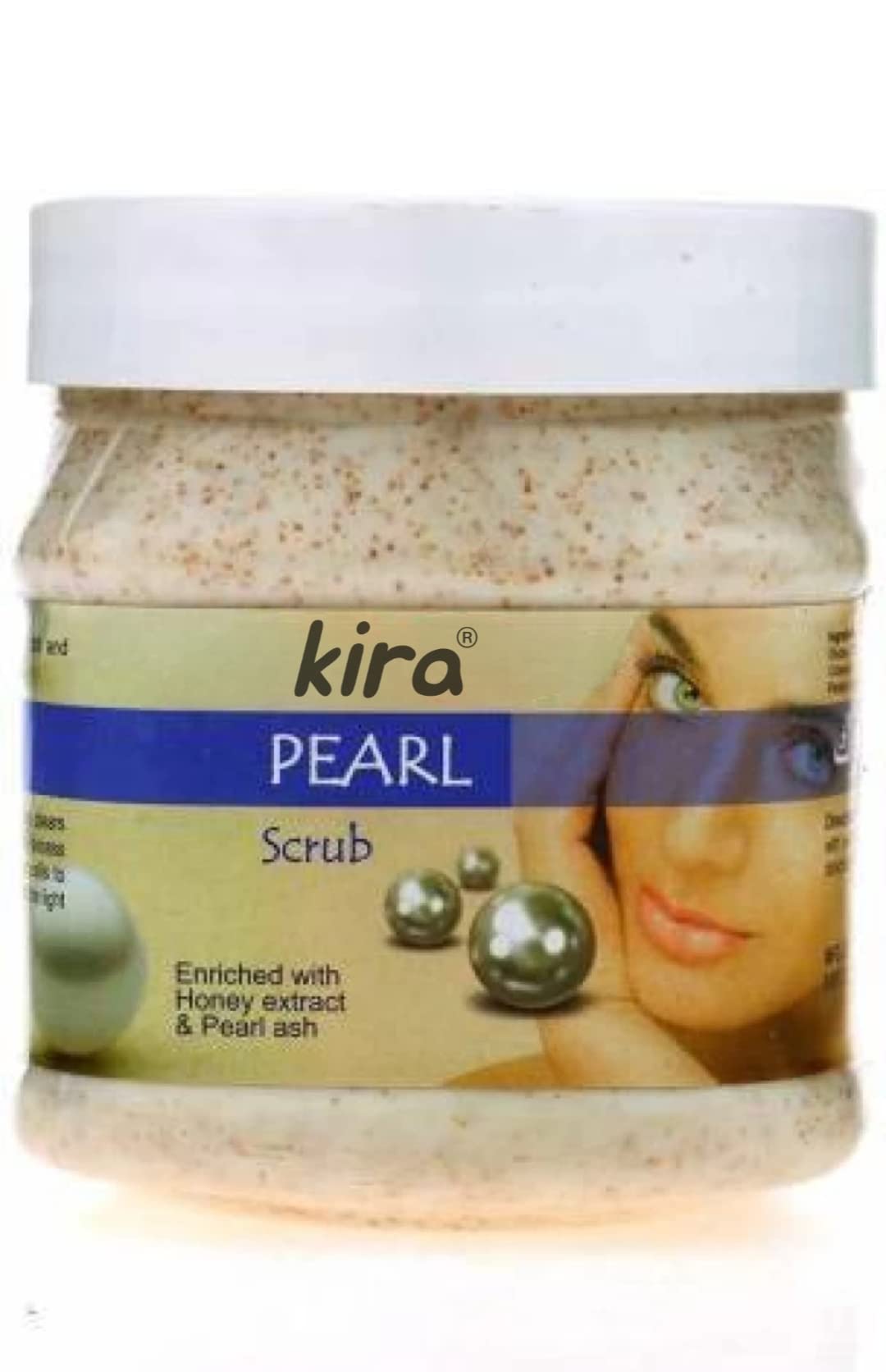 Deep Exfoliating Face & Body Scrub (380ml) - All Skin Types, Dead Skin & Blackhead Remover, Tan Reduction with Pearl Extract | Gentle Cleansing for Daily Skincare Routine & Spa Treatments