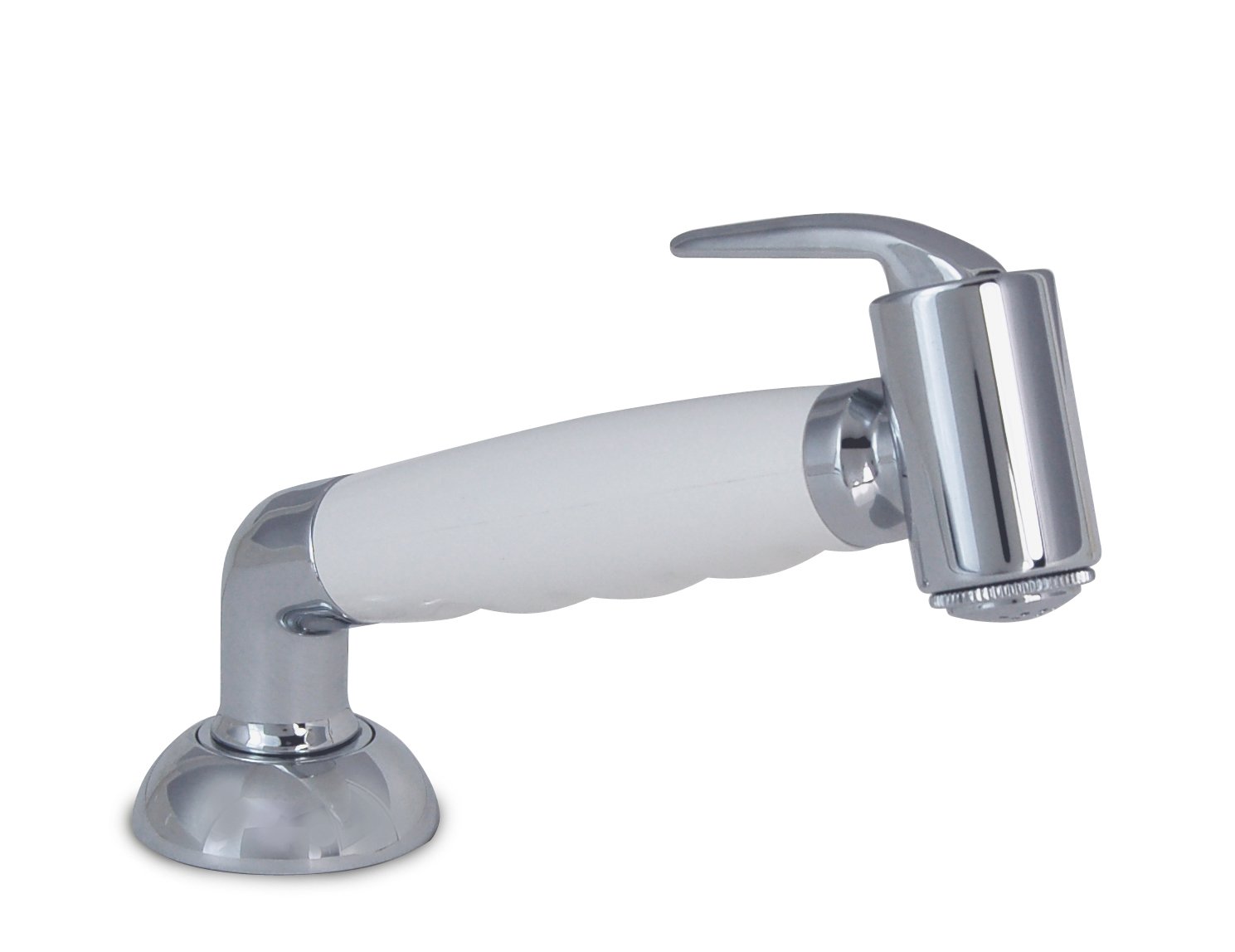 Ambassador Marine Hammer-Head Deck Sprayer with Elbow & 6-Ft Stainless Steel Hose - Boat Cleaning, Deck Washing & Marine Maintenance Tool