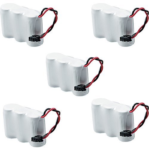 Replacement Cordless Phone Batteries for Panasonic KX-TC165B - 5 Pack Ni-CD 3.6V 350mAh High Capacity UL124 Batteries - Perfect for Home & Office Cordless Phones