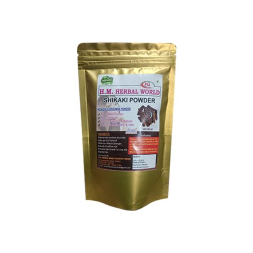 100% Natural Organic Shikakai Powder (Acacia Concinna) - Herbal Hair Strengthening & Shine Treatment for Shampoo & Conditioning - 100g | Promotes Healthy Hair Growth & Scalp Care for Men & Women