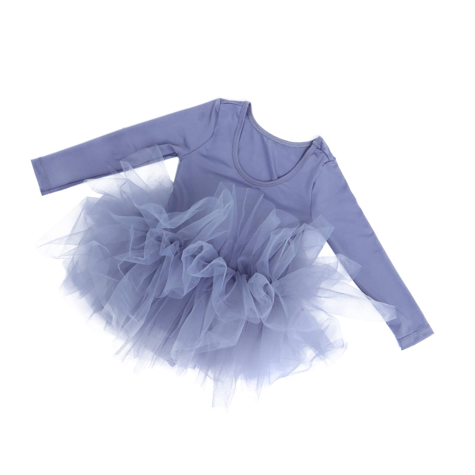 GALPADA Girls Dance Leotard with Skirt - Cotton Ballet Activewear for Kids - Perfect for Ballet, Jazz, Gymnastics & Dance Classes