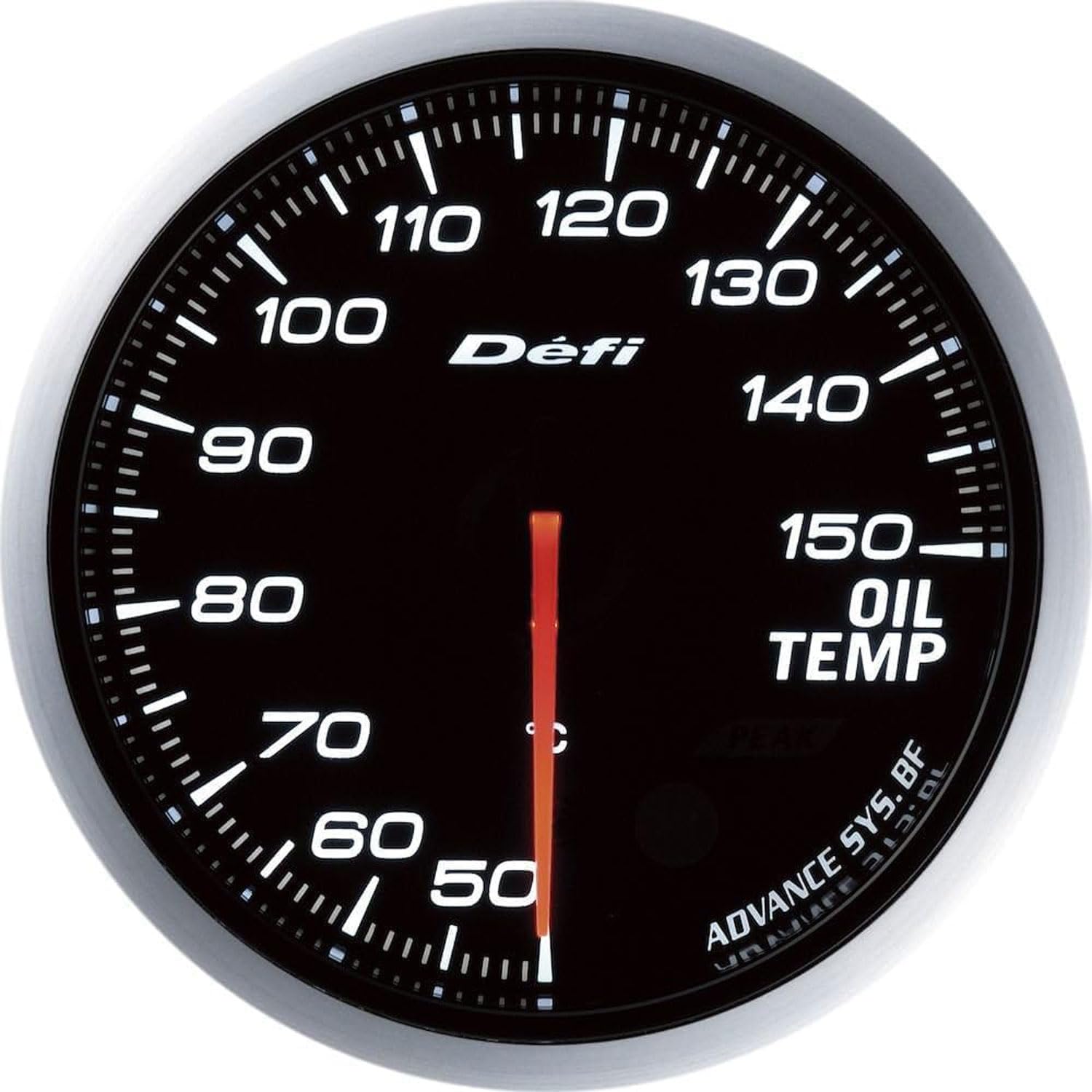 DF10401 Digital Oil Temperature Gauge - High Accuracy Engine Oil Temp Monitor for Cars, Trucks & Motorcycles - Perfect for Racing, Off-Road & Performance Tuning