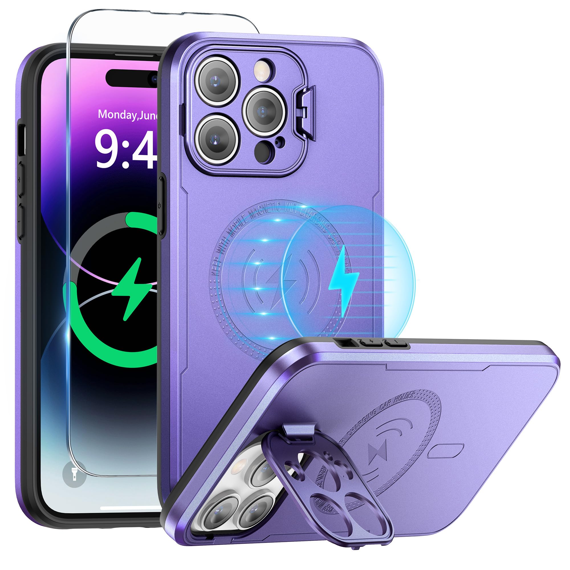 ABITKU Magnetic Case for iPhone 15 Pro Max 6.7