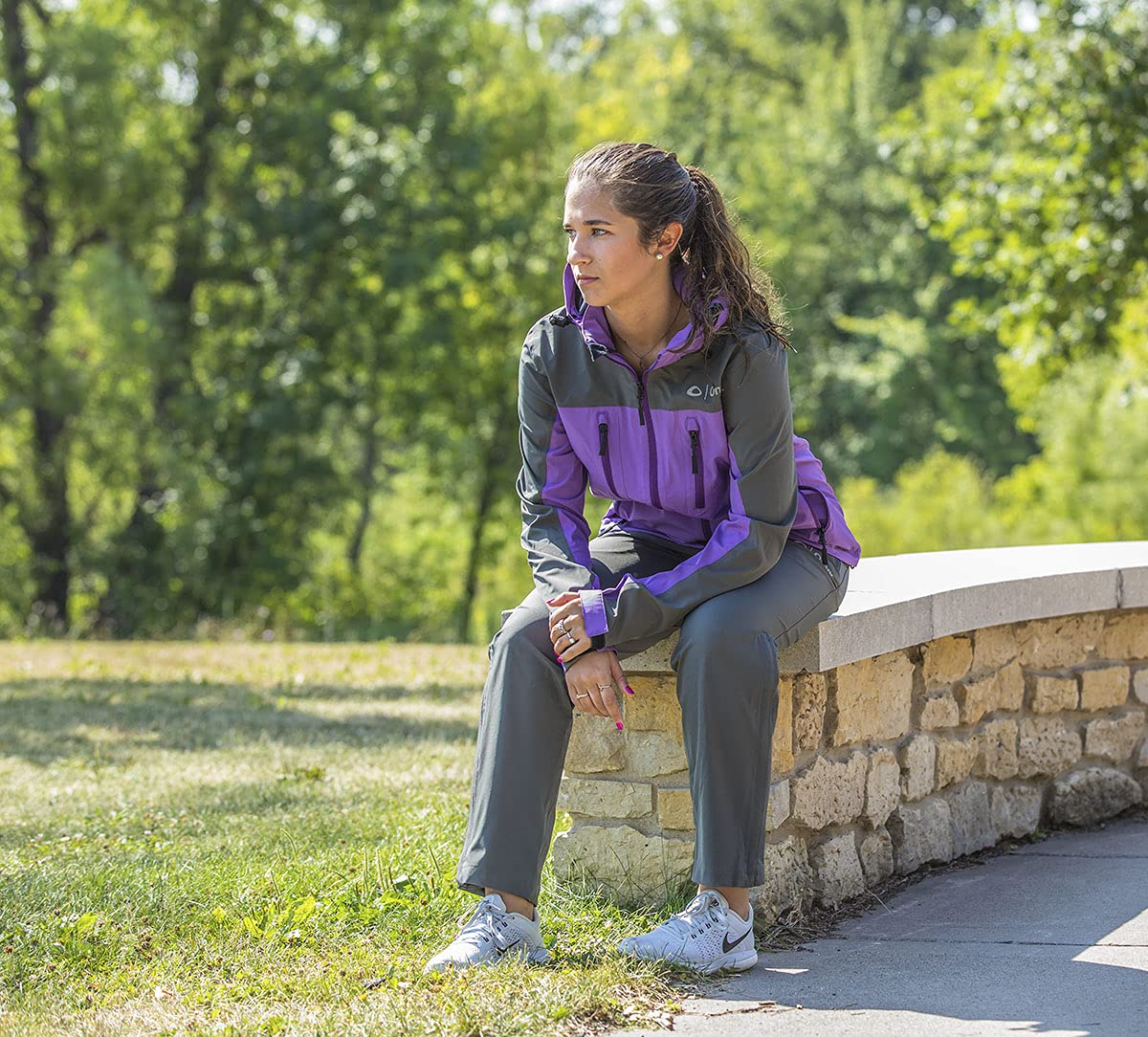 ONYX STR Women's Waterproof Rain Jacket - Lightweight Windproof Outdoor Coat for Hiking, Running & Travel - Perfect for All-Weather Protection