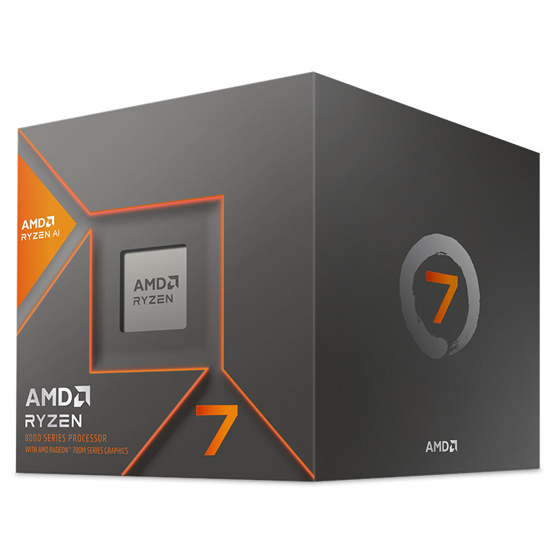 AMD Ryzen 7 8700G 8-Core AM5 Desktop Processor - 5.10GHz Boost, AI Acceleration, Socket AM5 (100-100001236BOX) - Perfect for Gaming, Content Creation & High-Performance Computing