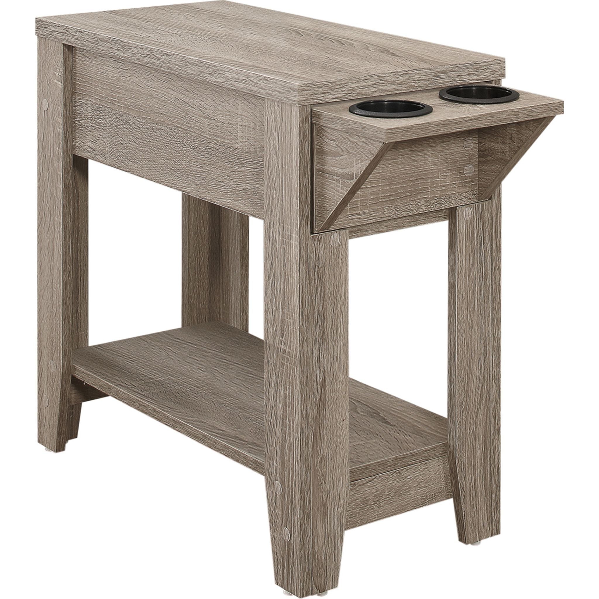 Alexander Accent Table - Modern Side Table for Living Room, Bedroom & Office - Wooden End Table with Storage Shelf - Perfect for Home Decor & Small Spaces