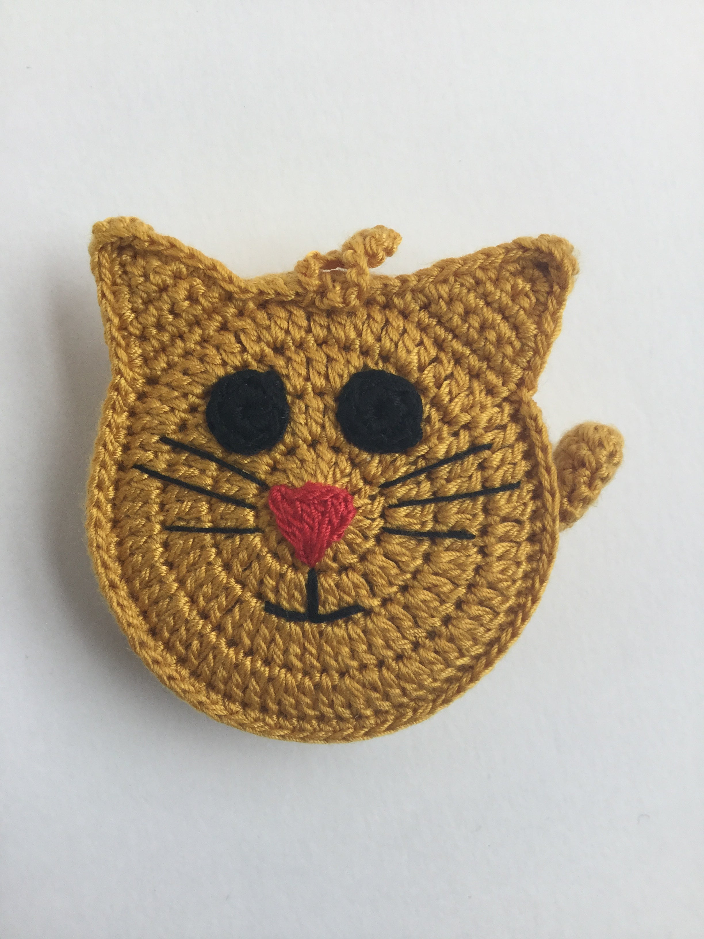 Retractable Cat Tape Measure - Soft & Durable Pet Measuring Tool for DIY Crafts, Sewing, and Home Decor Projects