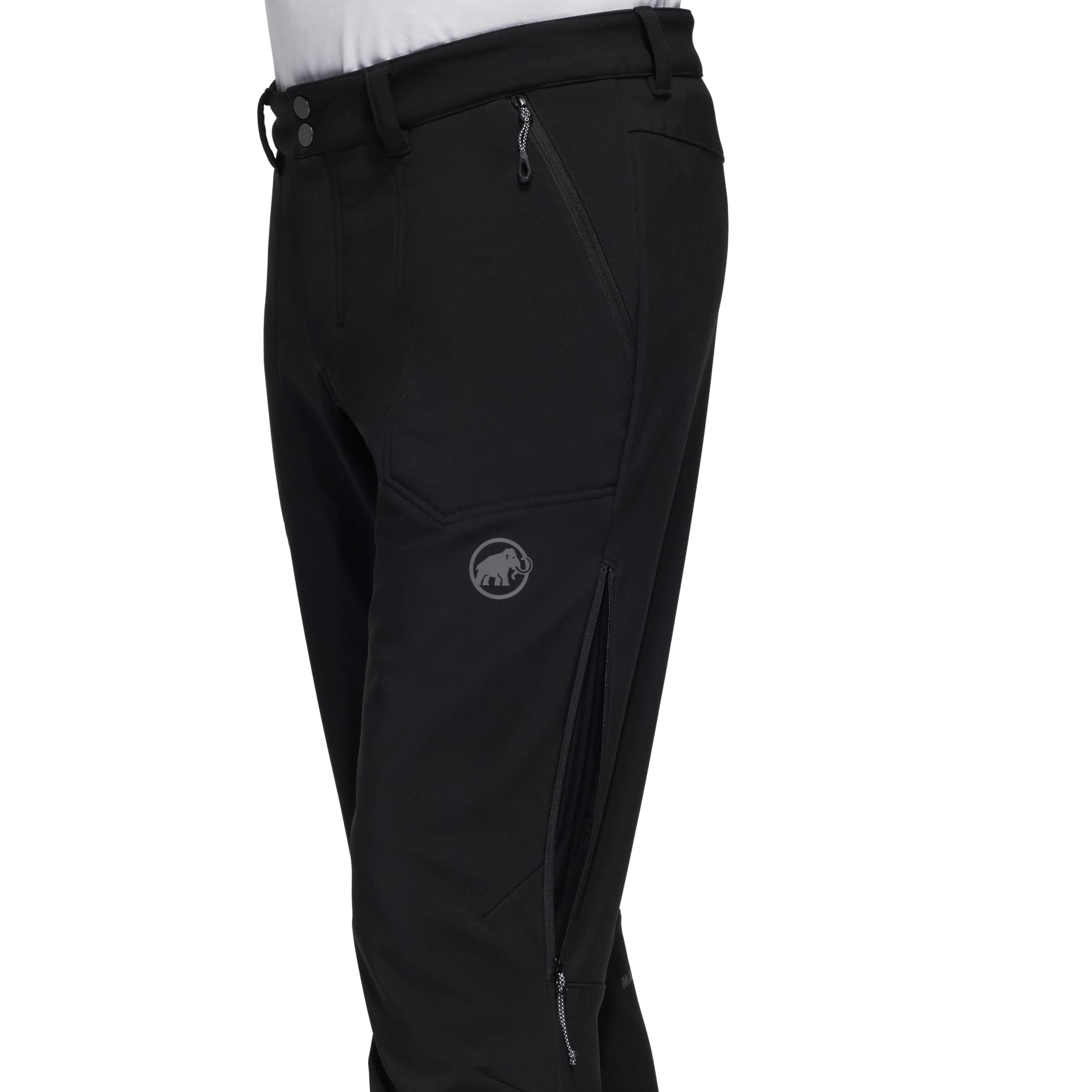 Mammut Men's Runbold Winter Softshell Pants - Waterproof, Windproof & Breathable Hiking Trousers for Outdoor Adventures & Cold Weather Activities