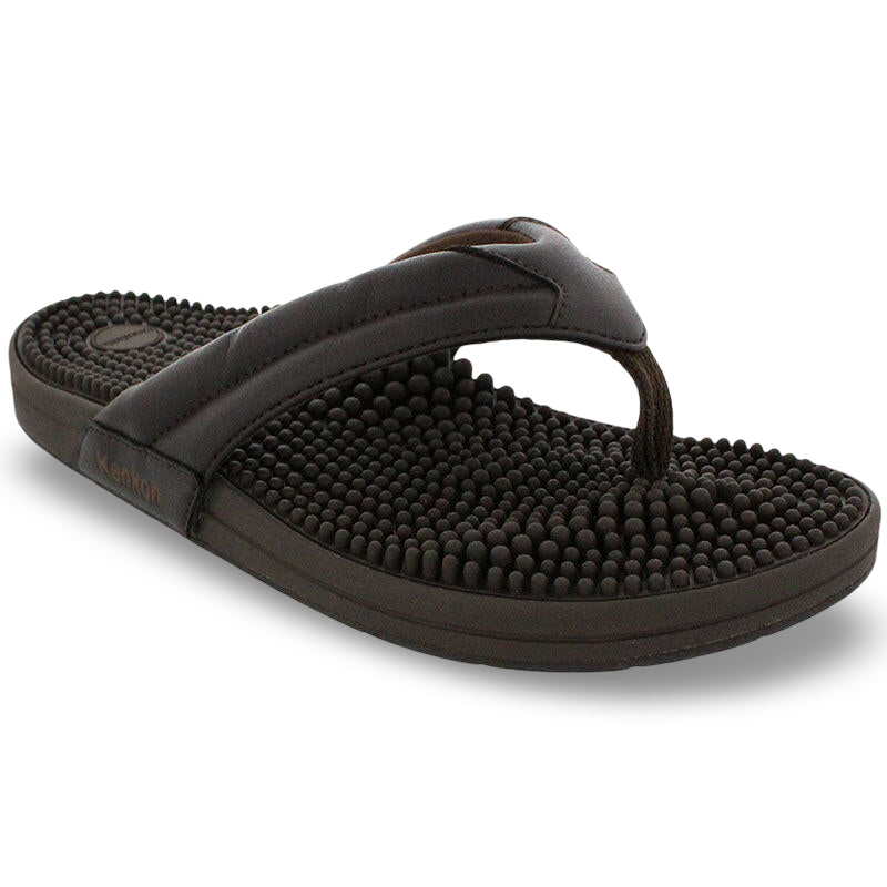 Kenkoh Spirit V Men's Foot Massage Sandals - Comfortable & Supportive for Relaxation, Home & Spa Use