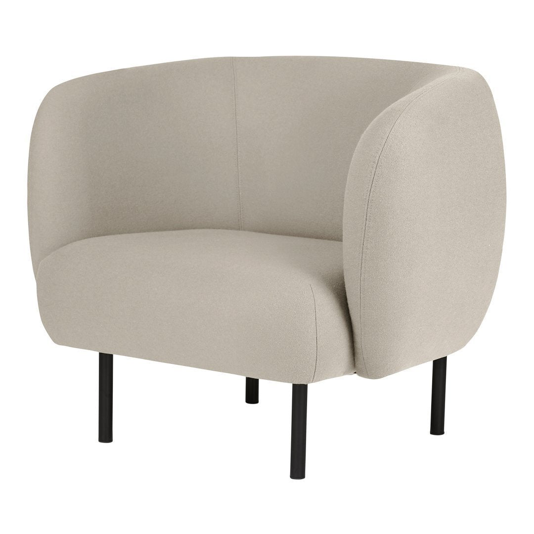 Luxury Cape Lounge Chair - Modern Accent Chair for Living Room, Bedroom & Office - Comfortable Reading Chair with Soft Cushions - Perfect for Relaxing, Napping & Home Decor